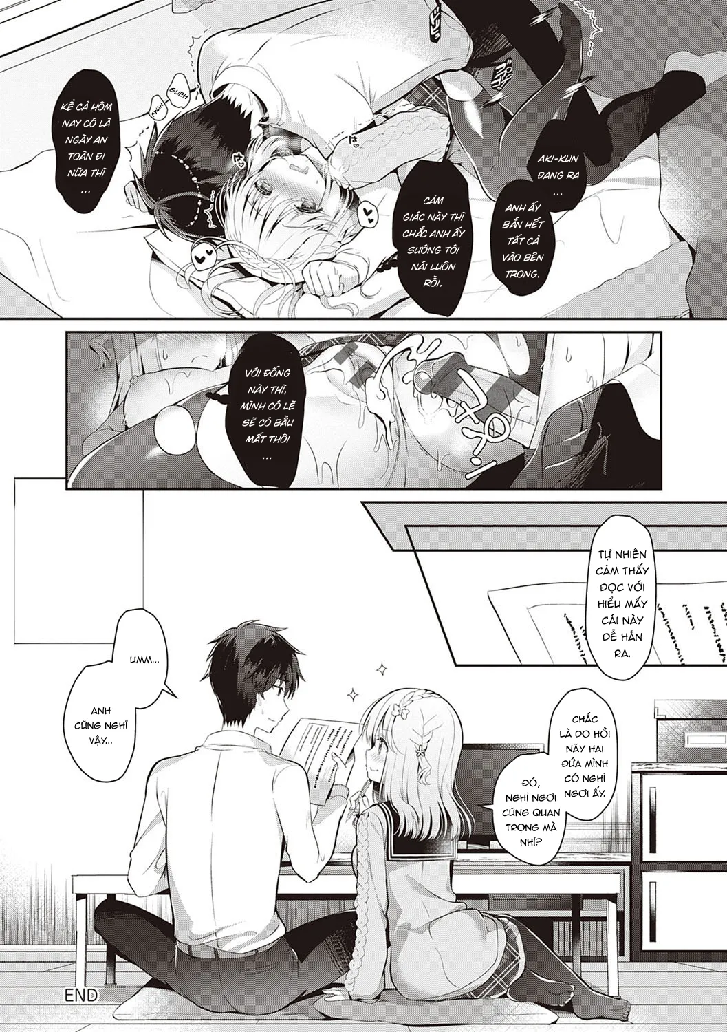 HentaiVN.net - Ảnh 14 - Osananajimi de Koibito no Kanojo to Shitai Koto Zenbu - Chap 5: Buổi học chung bí mật với người bạn thời thơ ấu