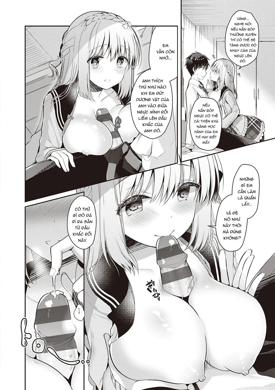HentaiVN.net - Ảnh 6 - Osananajimi de Koibito no Kanojo to Shitai Koto Zenbu - Chap 5: Buổi học chung bí mật với người bạn thời thơ ấu