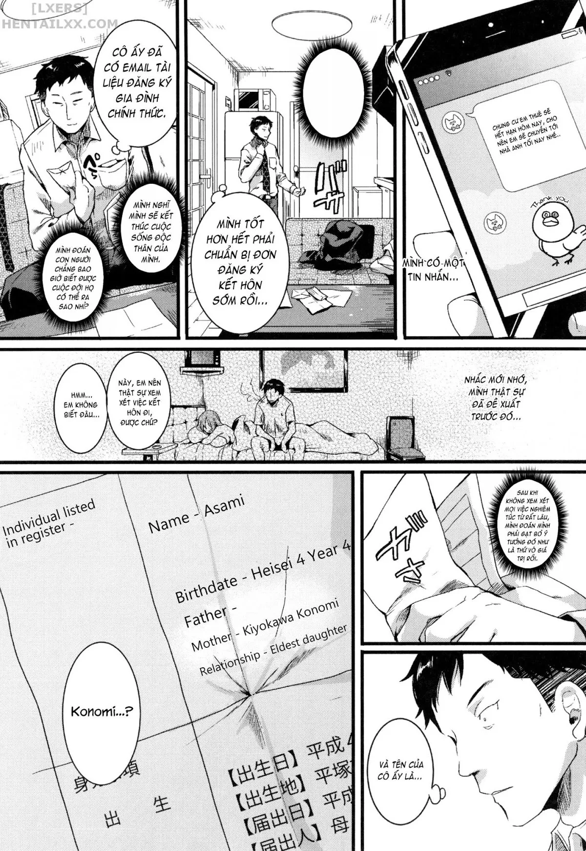HentaiVN.net - Ảnh 22 - Suki Suki Otou-san [Hore Tokidoki Nukumori] - Chap 2