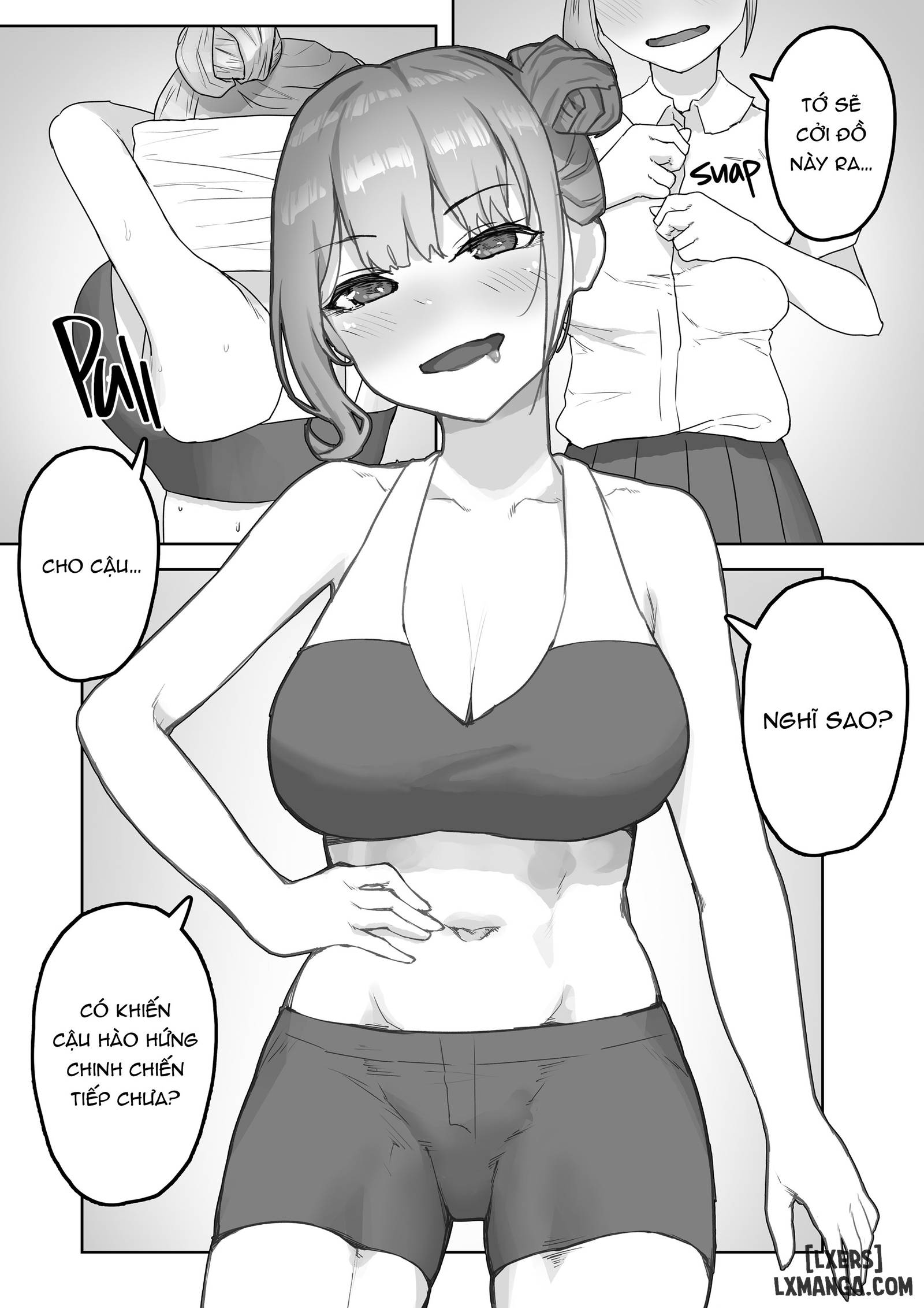 HentaiVN.net - Ảnh 23 - Sweaty Sex With a Tomboy Friend - Oneshot
