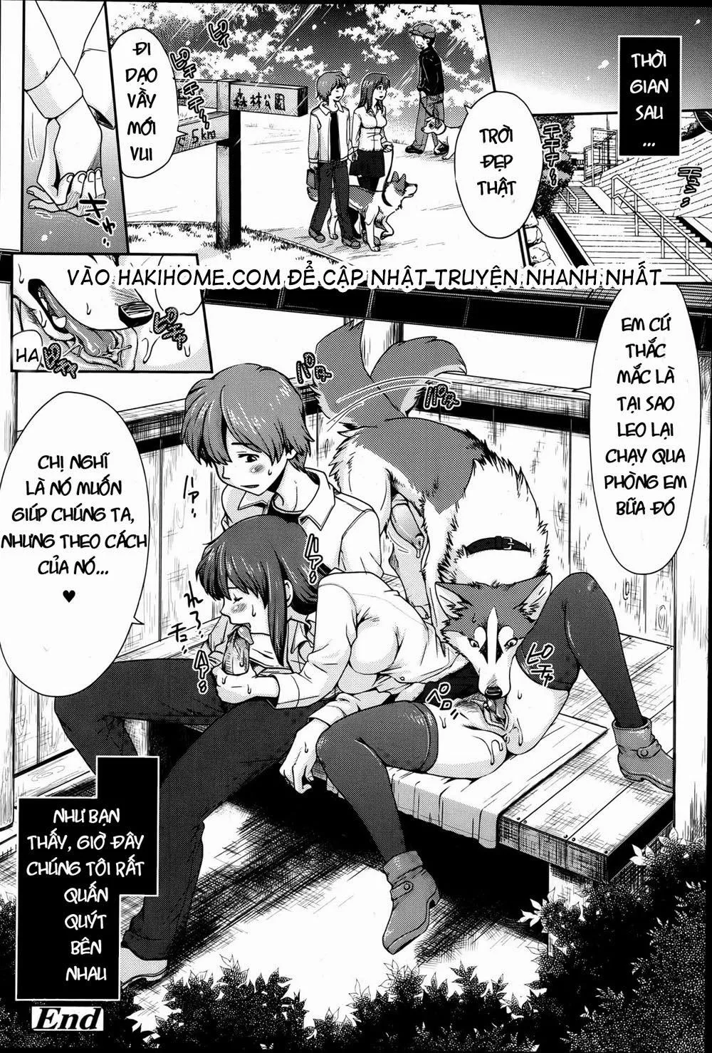 HentaiVN.net - Ảnh 14 - Pervert Sibling and Their Dog - Oneshot