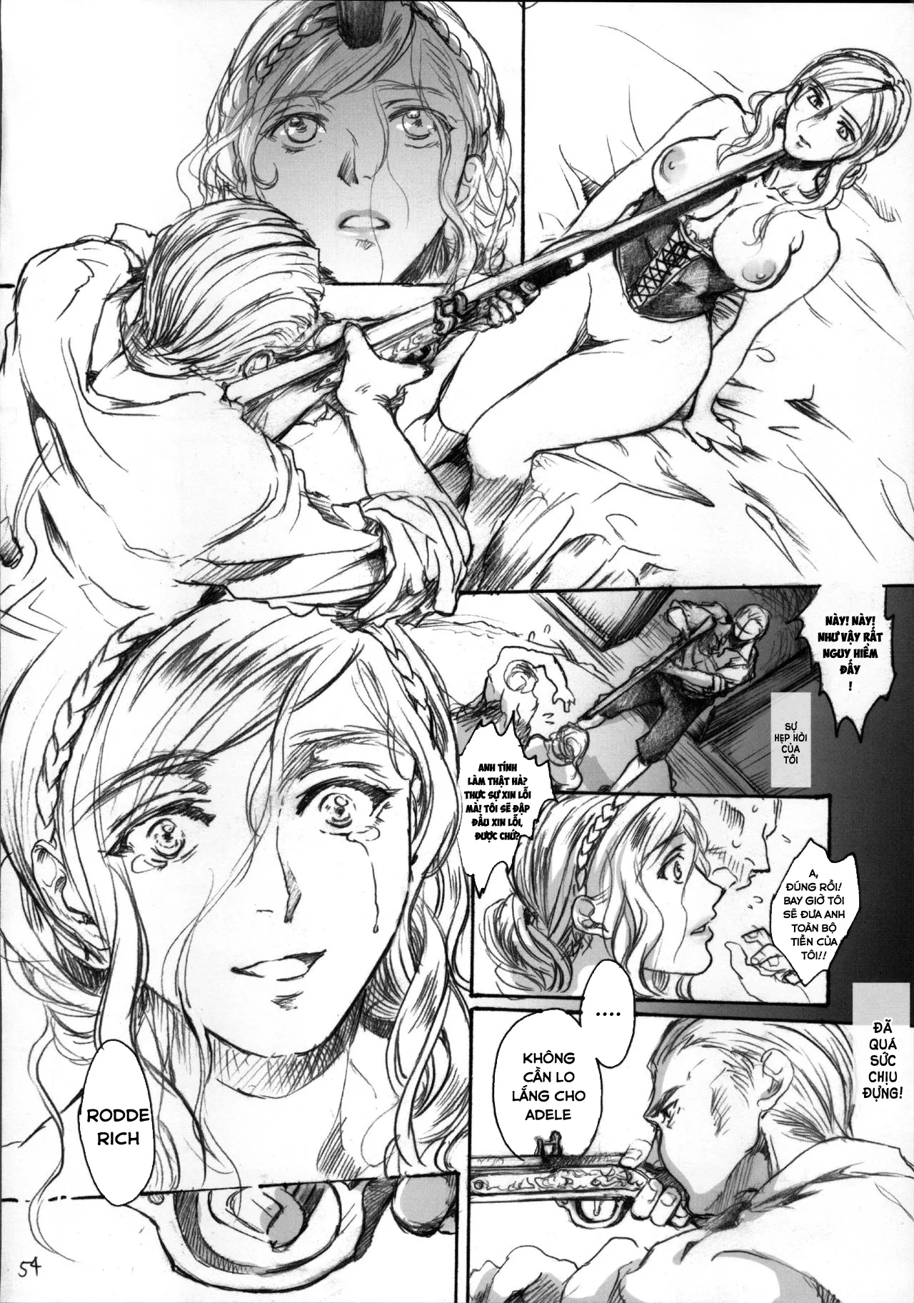 HentaiVN.net - Ảnh 16 - Daraku to Ryoushin [堕落と良心] - Chap 3