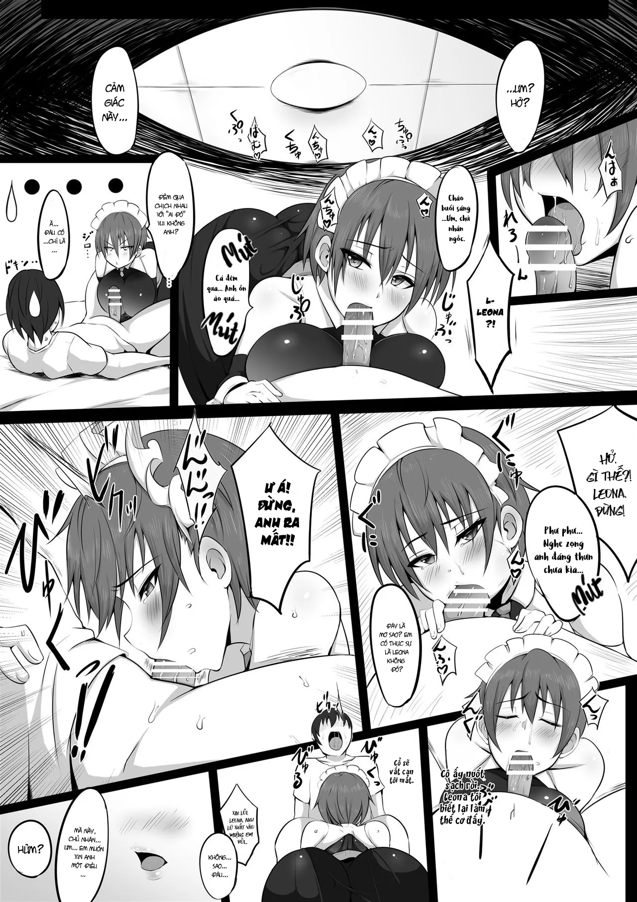 HentaiVN.net - Ảnh 12 - Hai nàng hầu ngọt nước [Maidorare Jou, メイドラレ上] - Oneshot