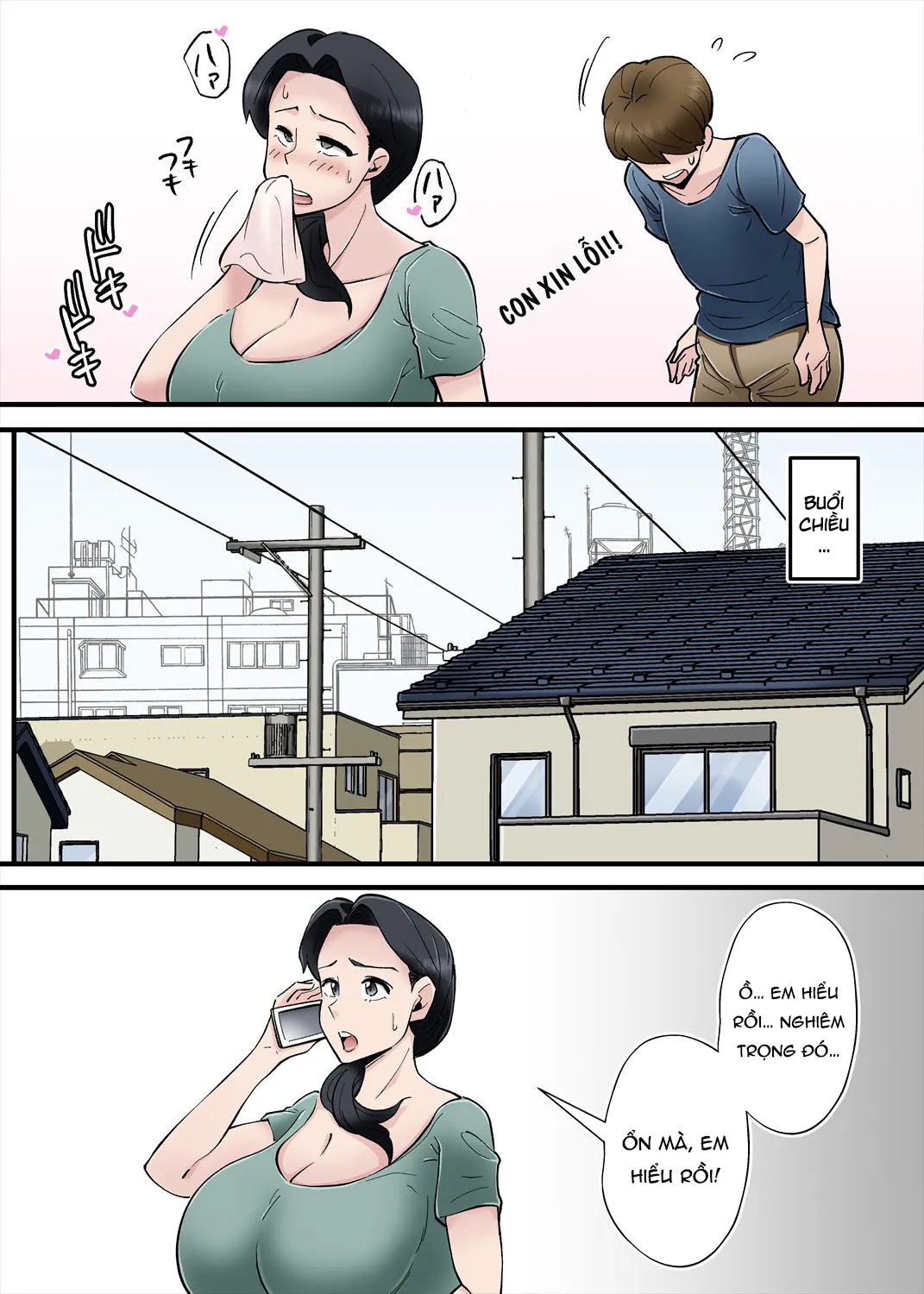 HentaiVN.net - Ảnh 18 - ome no Bakunyuu Kaa-chan o Netoritai [Hentai Kansoku] - Oneshot