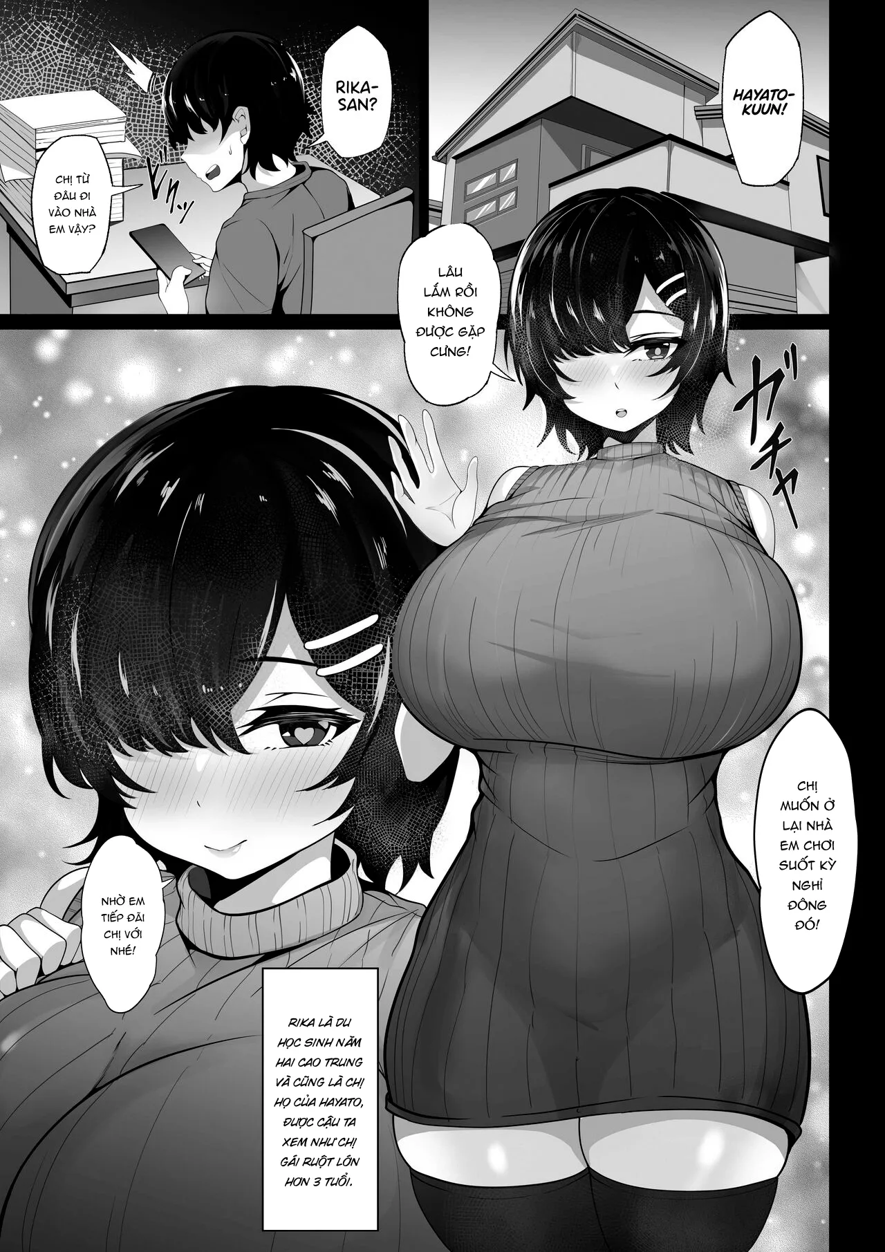 HentaiVN.net - Ảnh 5 - Sướng cùng chị họ ngực to [You Won't Play With This Big-Breasted Nee-chan?] - Oneshot nuột