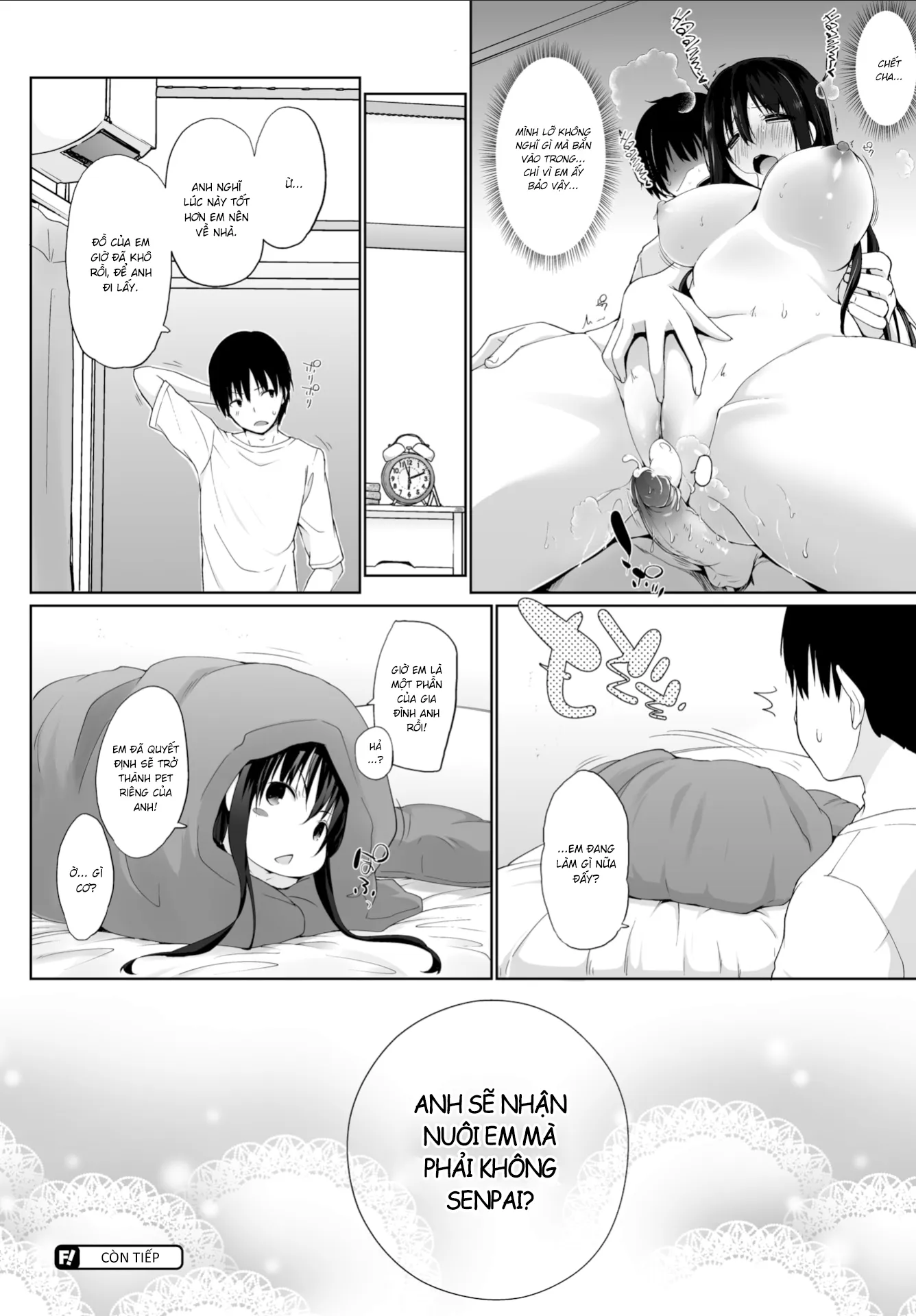HentaiVN.net - Ảnh 21 - Cuộc Sống Làm Pet Của Nữ Sinh Đi Bụi [A High School Runaway's Life as a Pet] - Chap 1