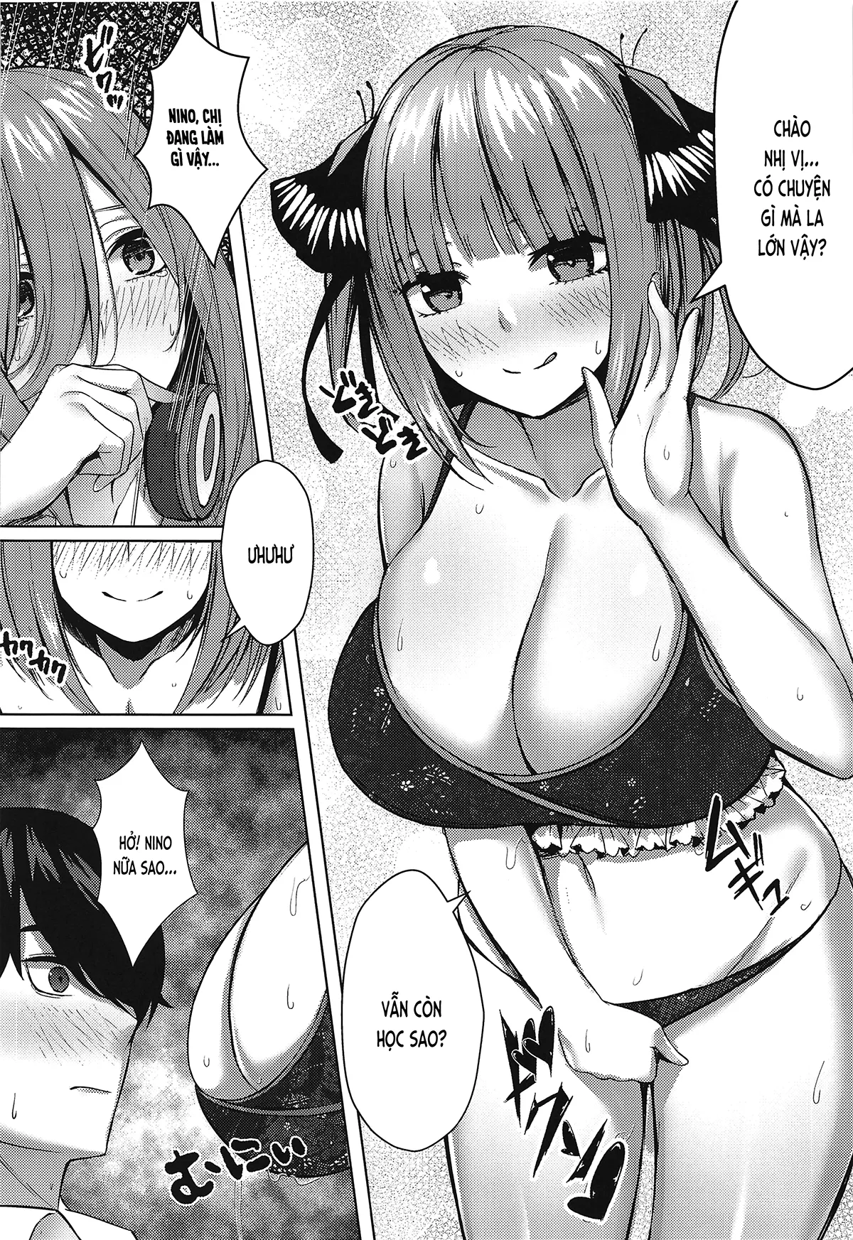 HentaiVN.net - Ảnh 10 - Hãy chọn cho công bằng! (Gotoubun no Hanayome) [Kouhei ni Ikou ze! (Gotoubun no Hanayome); 公平にいこうぜ! (五等分の花嫁)] - Ch. 2