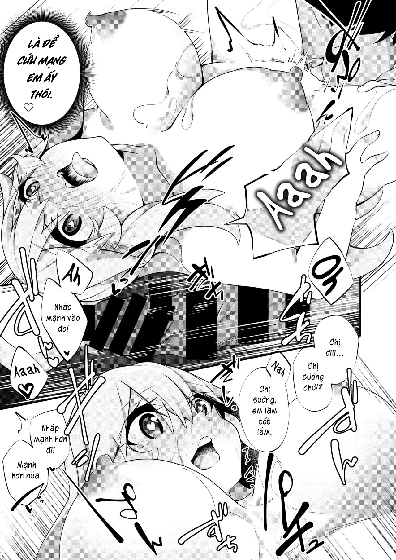HentaiVN.net - Ảnh 15 - TS Sister, Kodomo no Tame ni Ganbarimasu ♀!! [TSシスター、子供のために頑張ります♀!!] - Chap 2: Happy end.