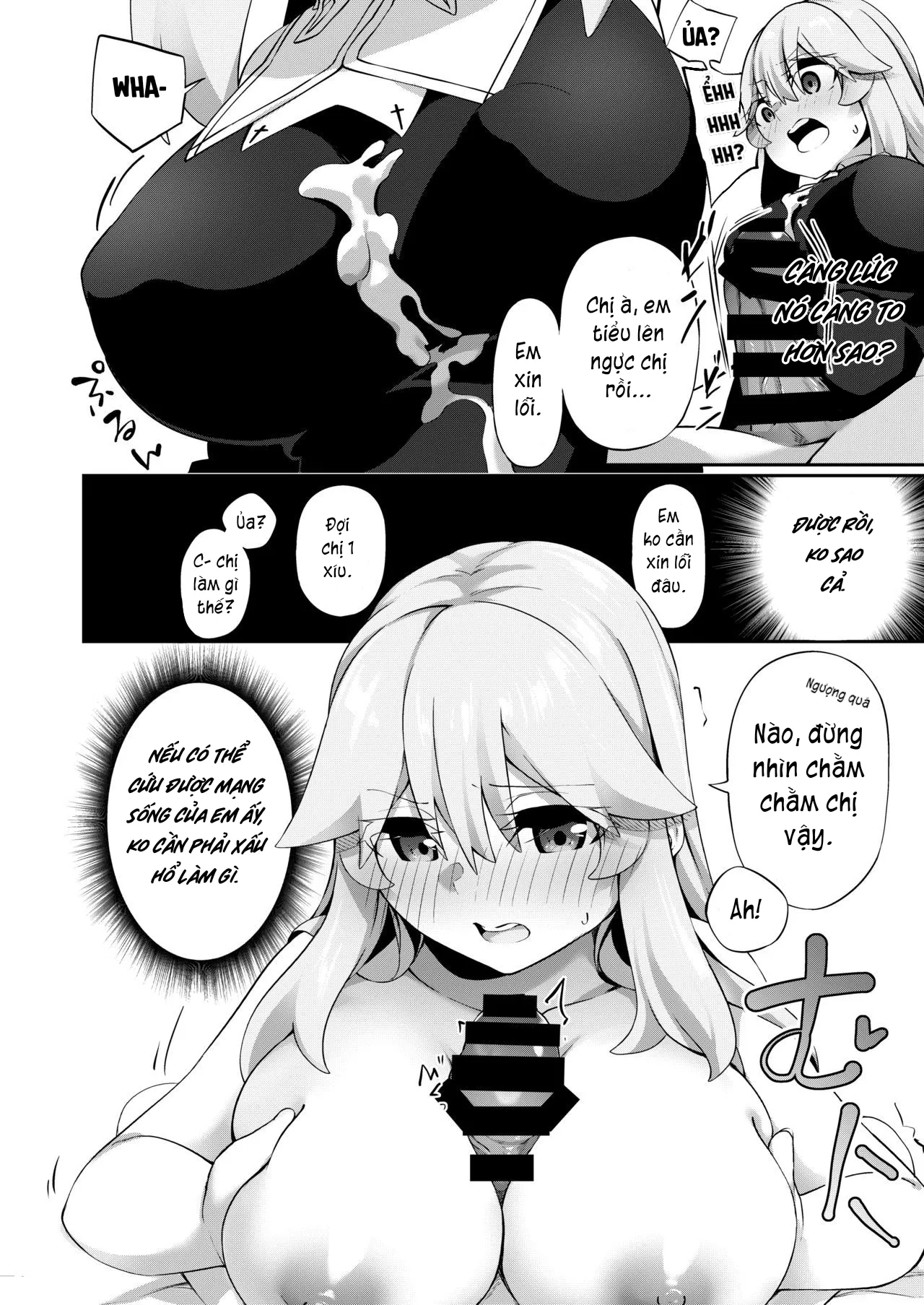 HentaiVN.net - Ảnh 8 - TS Sister, Kodomo no Tame ni Ganbarimasu ♀!! [TSシスター、子供のために頑張ります♀!!] - Chap 2: Happy end.