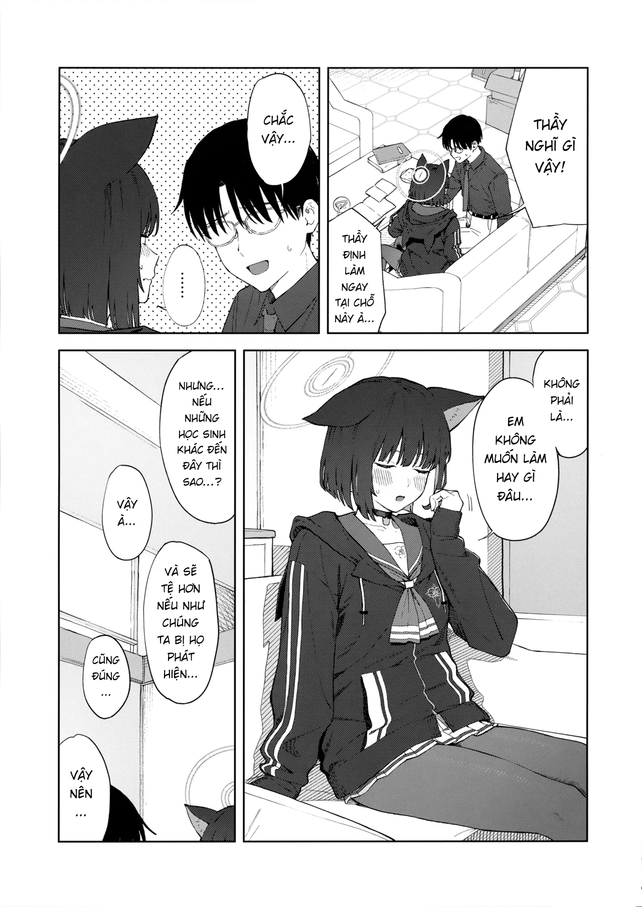 HentaiVN.net - Ảnh 12 - Sensei, tại sao lại là em chứ...? - Mèo ngọt