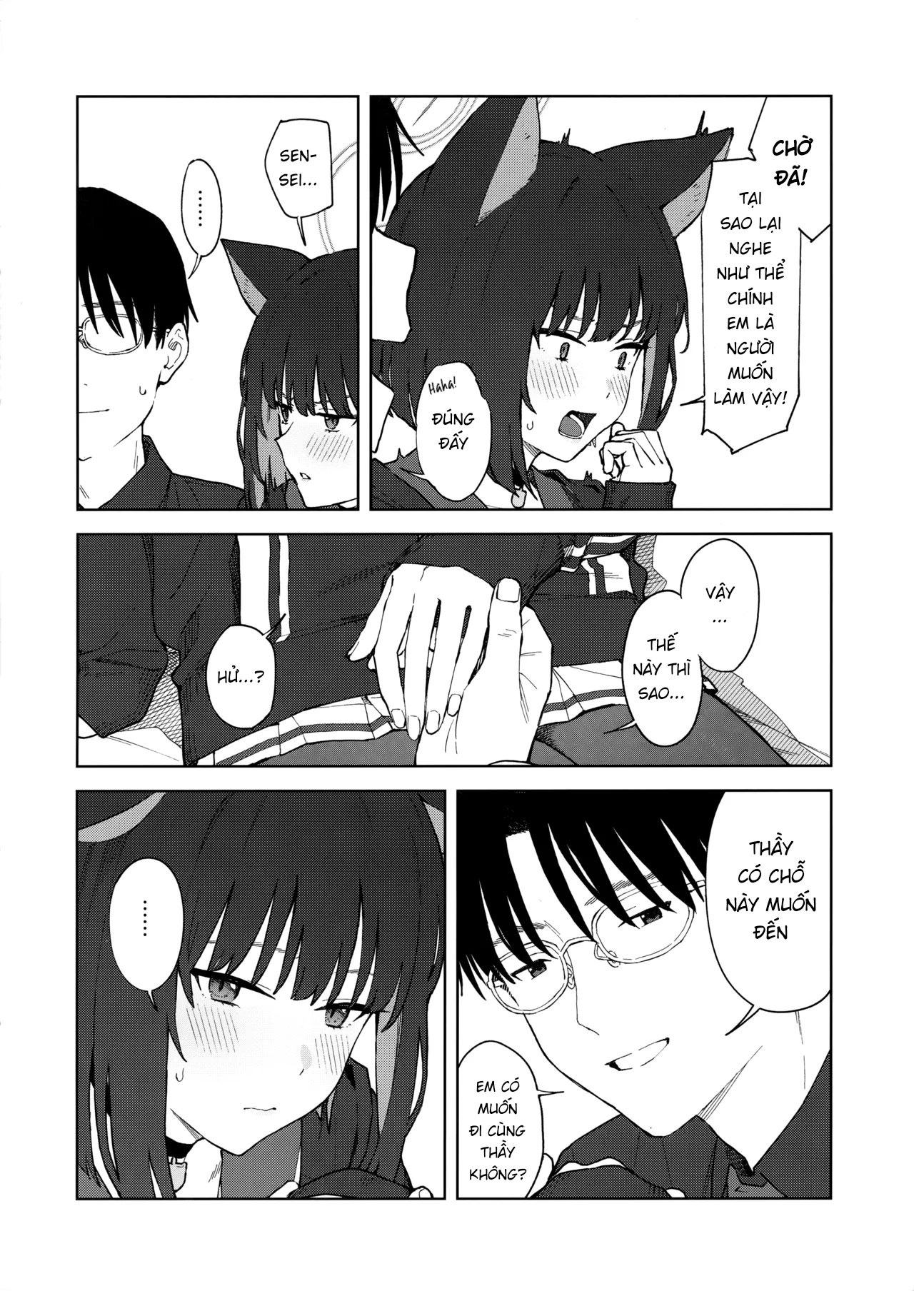 HentaiVN.net - Ảnh 13 - Sensei, tại sao lại là em chứ...? - Mèo ngọt