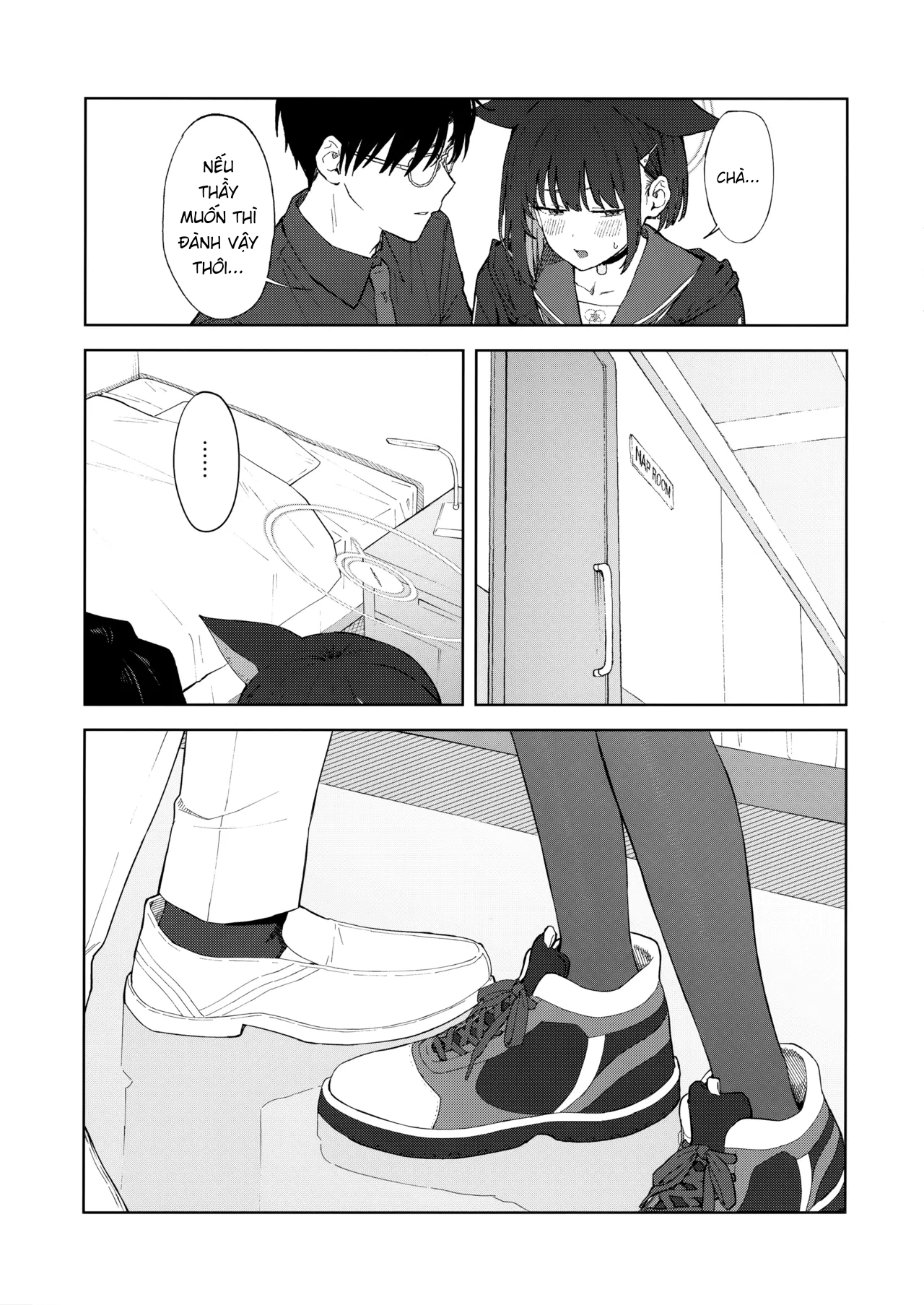 HentaiVN.net - Ảnh 14 - Sensei, tại sao lại là em chứ...? - Mèo ngọt