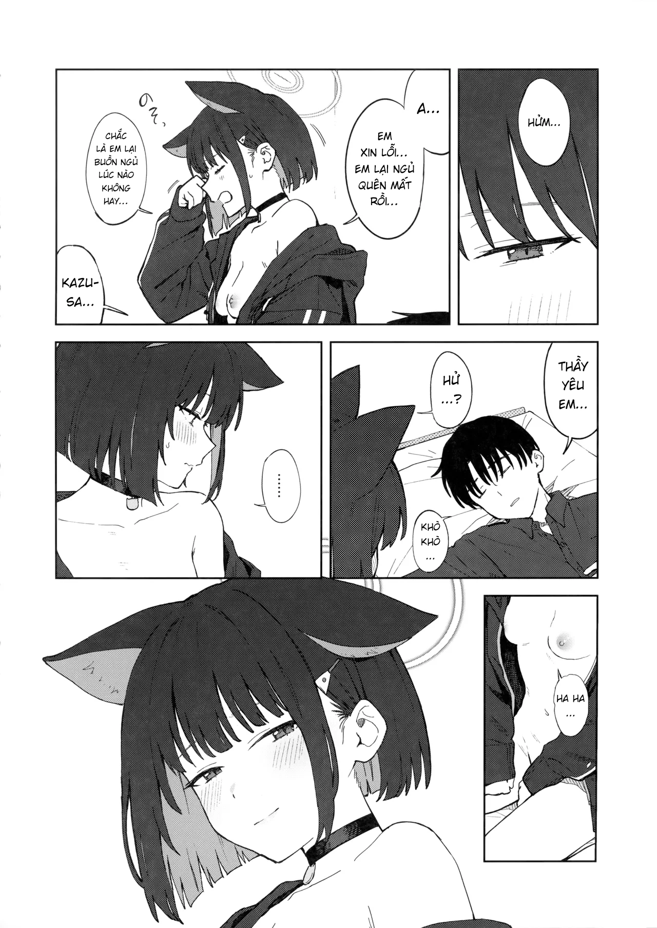 HentaiVN.net - Ảnh 36 - Sensei, tại sao lại là em chứ...? - Mèo ngọt