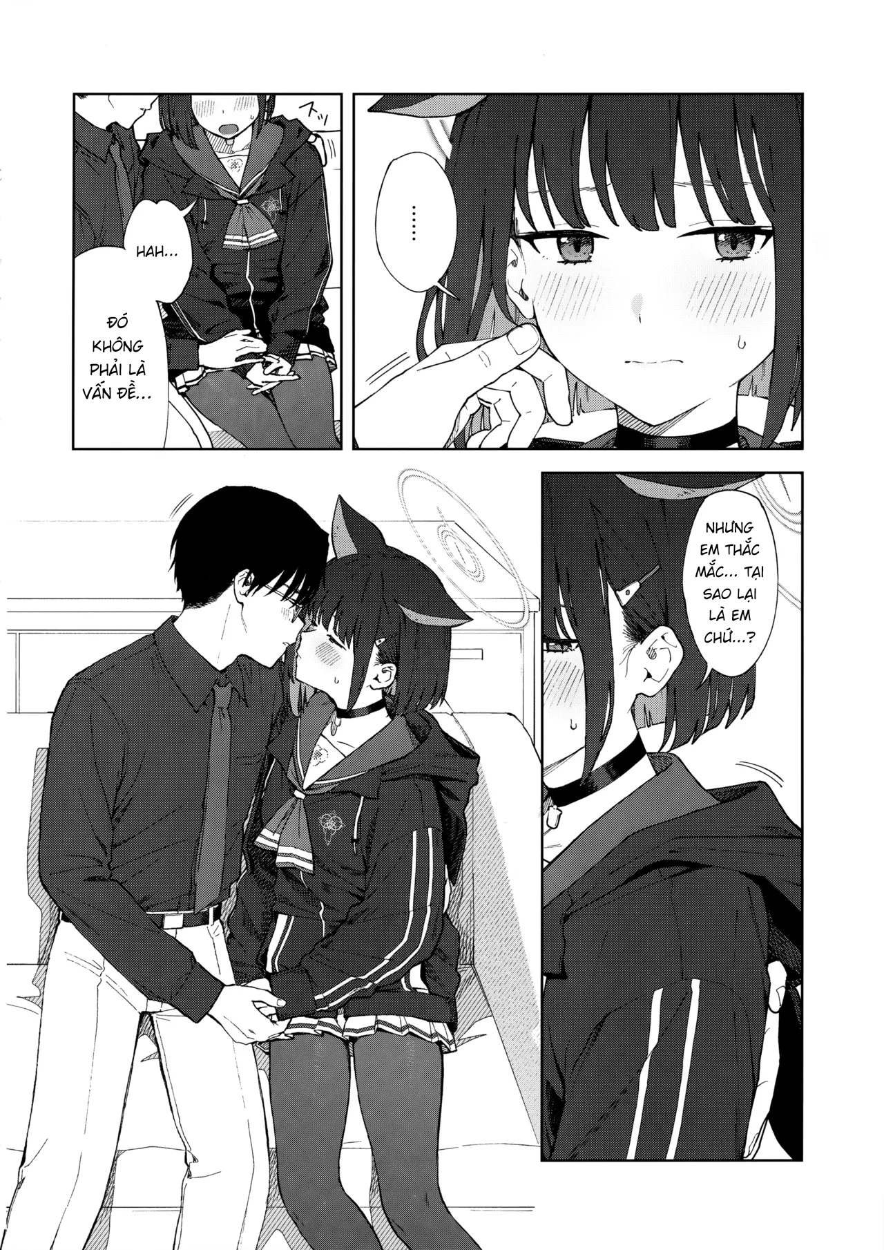 HentaiVN.net - Ảnh 9 - Sensei, tại sao lại là em chứ...? - Mèo ngọt