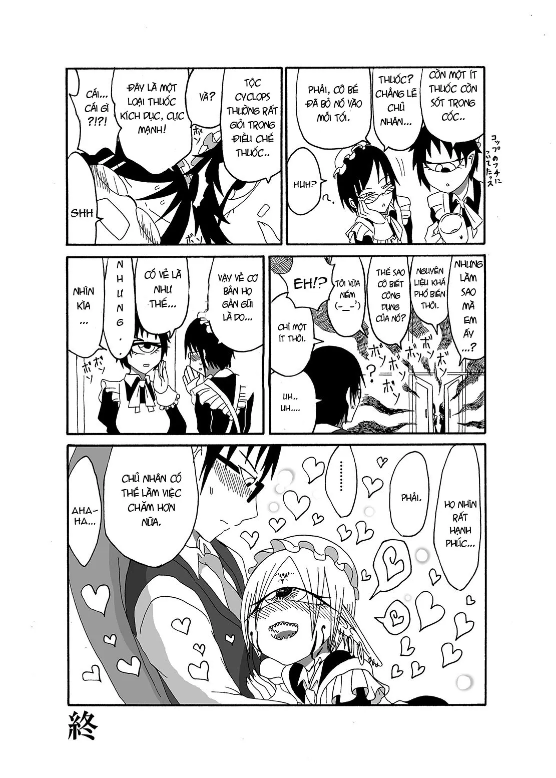 HentaiVN.net - Ảnh 24 - I made a gibberish speaking cyclops girl my maid - Chap 1