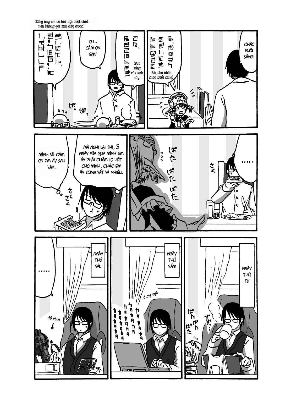 HentaiVN.net - Ảnh 8 - I made a gibberish speaking cyclops girl my maid - Chap 3