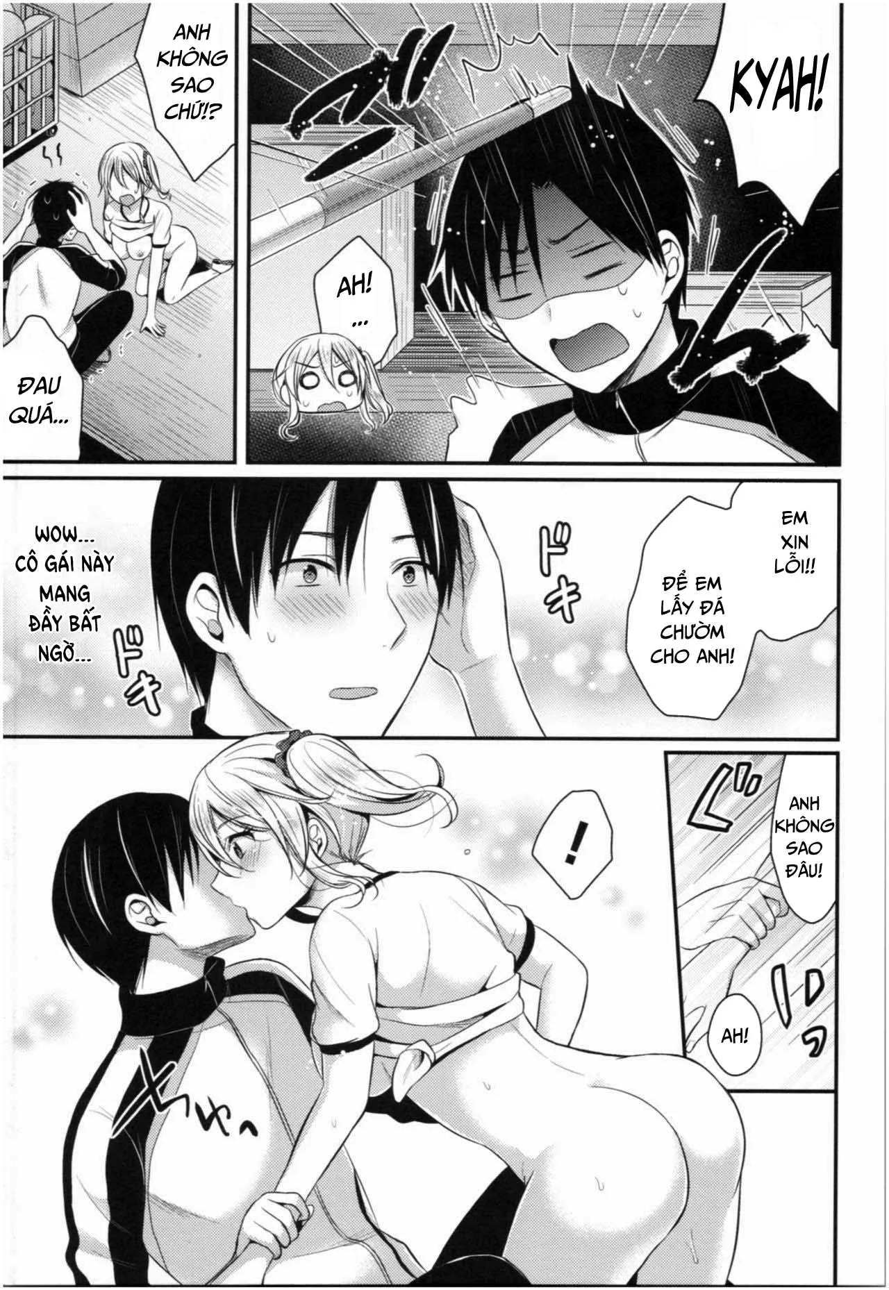 HentaiVN.net - Ảnh 20 - Joshi Rikujoubu Harem Training [Girls' Athletics Club Harem Training] - Chap 1