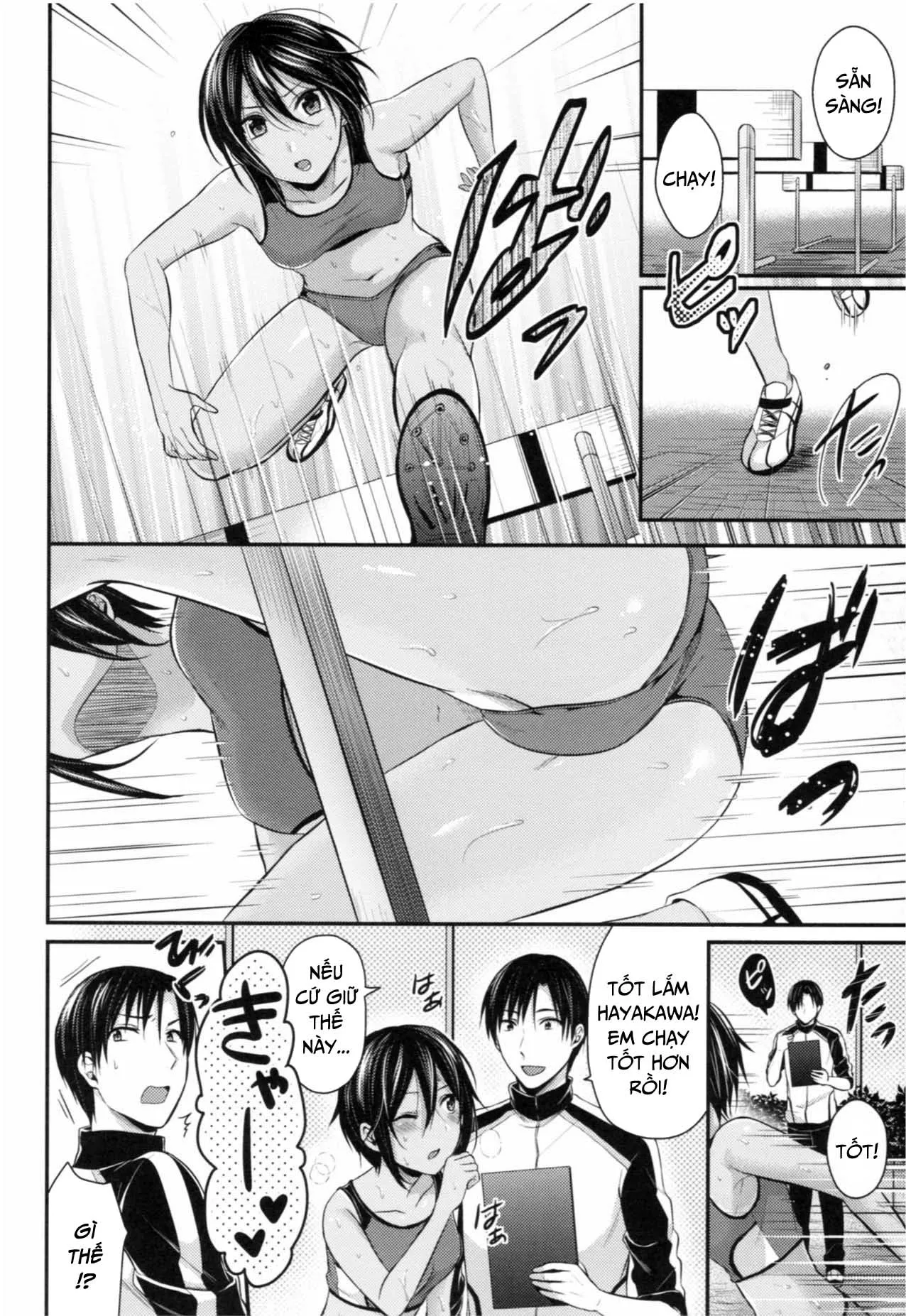 HentaiVN.net - Ảnh 3 - Joshi Rikujoubu Harem Training [Girls' Athletics Club Harem Training] - Chap 3
