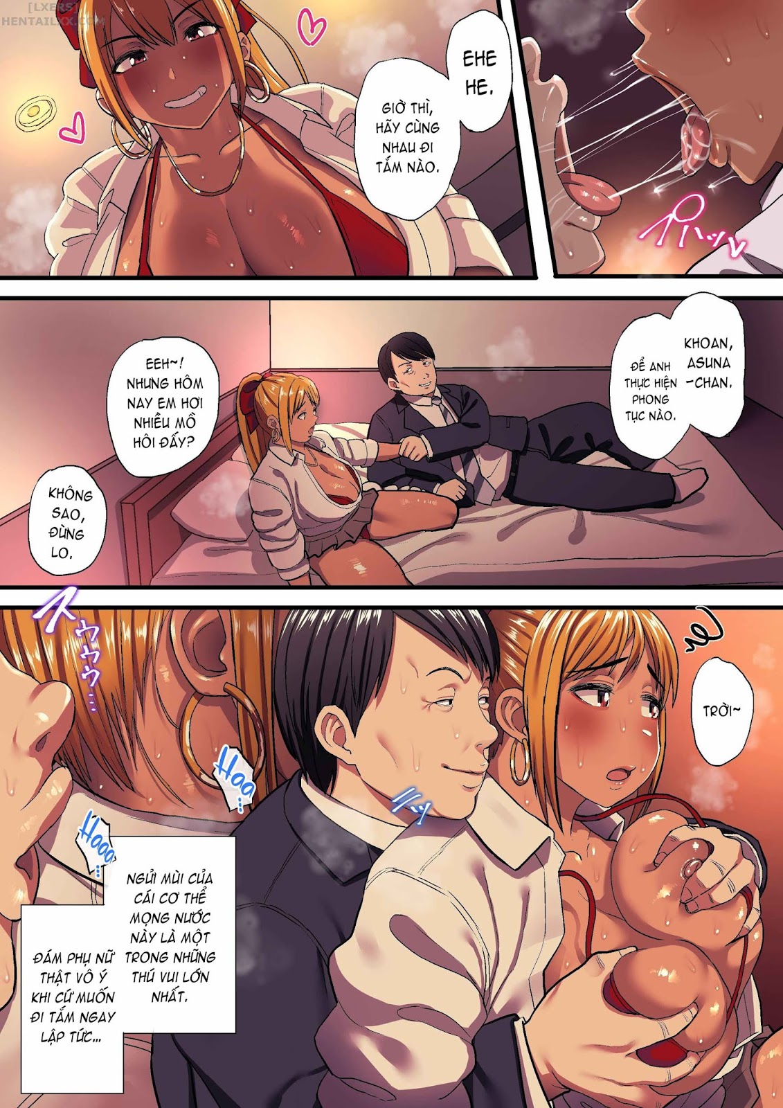 HentaiVN.net - Ảnh 9 - Enkou Oji-san Monogatari Kuro Gal Bitch Hen Old Guy - One shot
