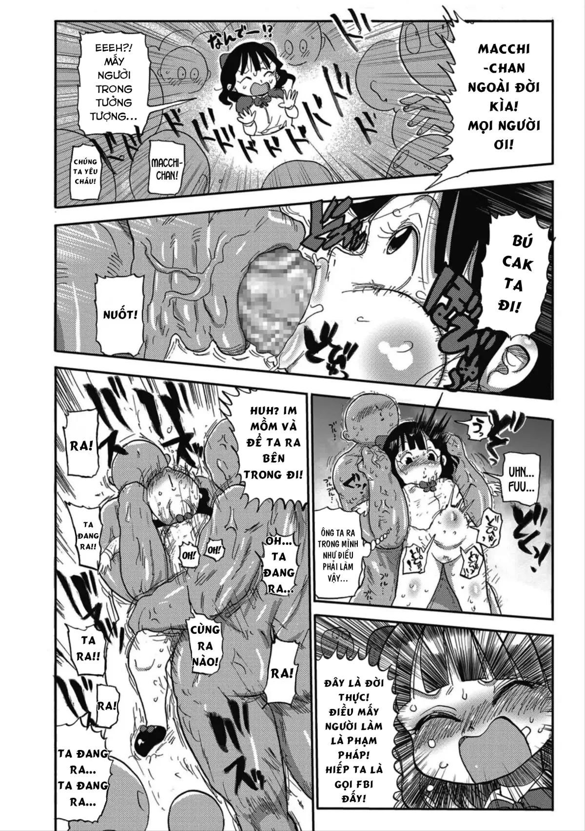 HentaiVN.net - Ảnh 15 - Cô bé bán dâm [Match Uri No Machiko-Chan; Machiko-Chan, The Little Match Girl] - Oneshot