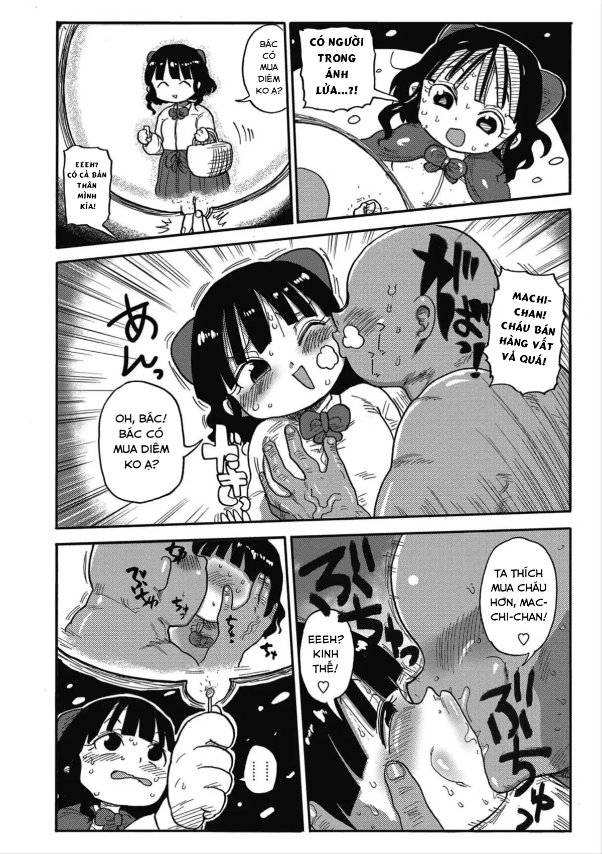 HentaiVN.net - Ảnh 3 - Cô bé bán dâm [Match Uri No Machiko-Chan; Machiko-Chan, The Little Match Girl] - Oneshot