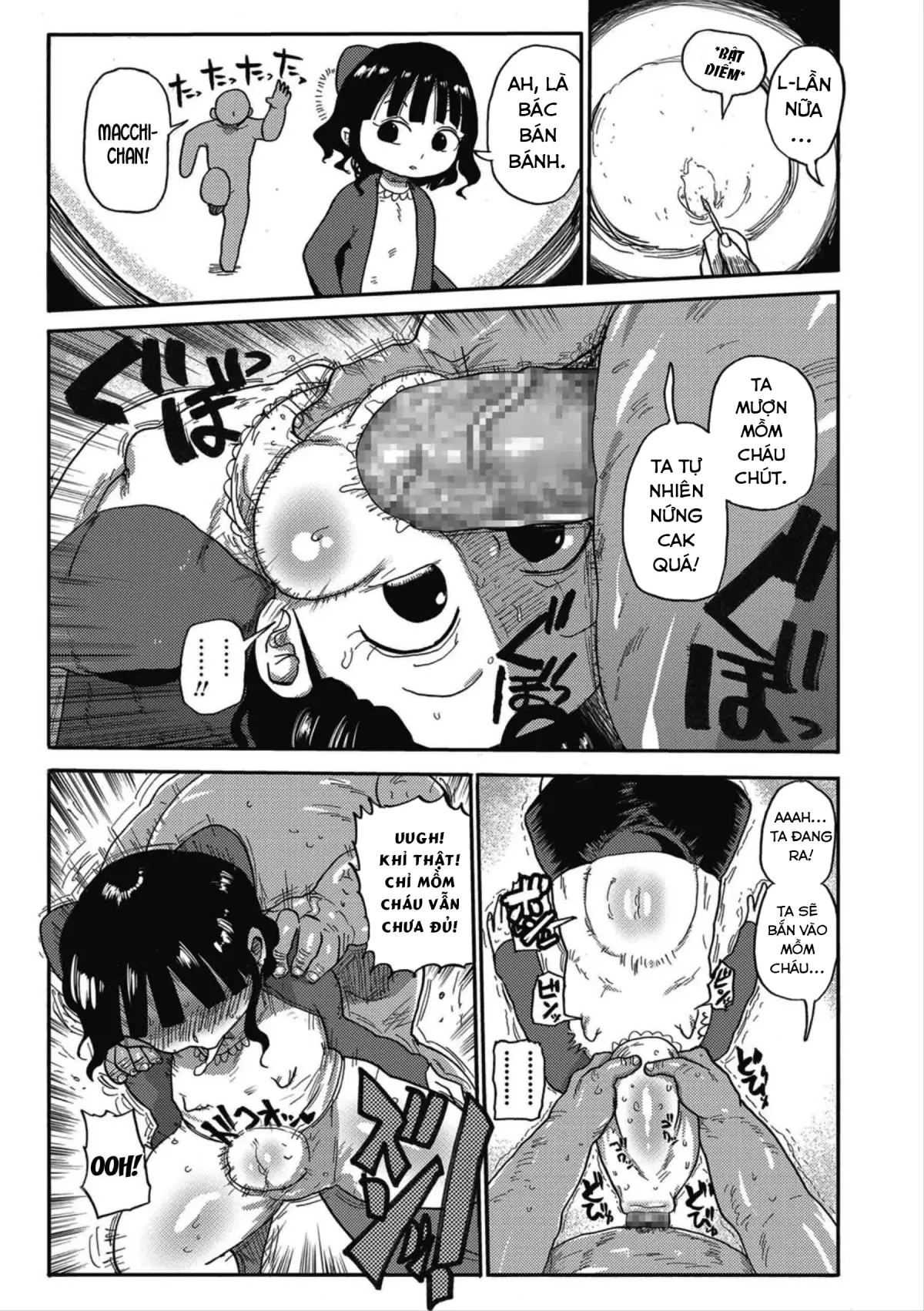 HentaiVN.net - Ảnh 6 - Cô bé bán dâm [Match Uri No Machiko-Chan; Machiko-Chan, The Little Match Girl] - Oneshot