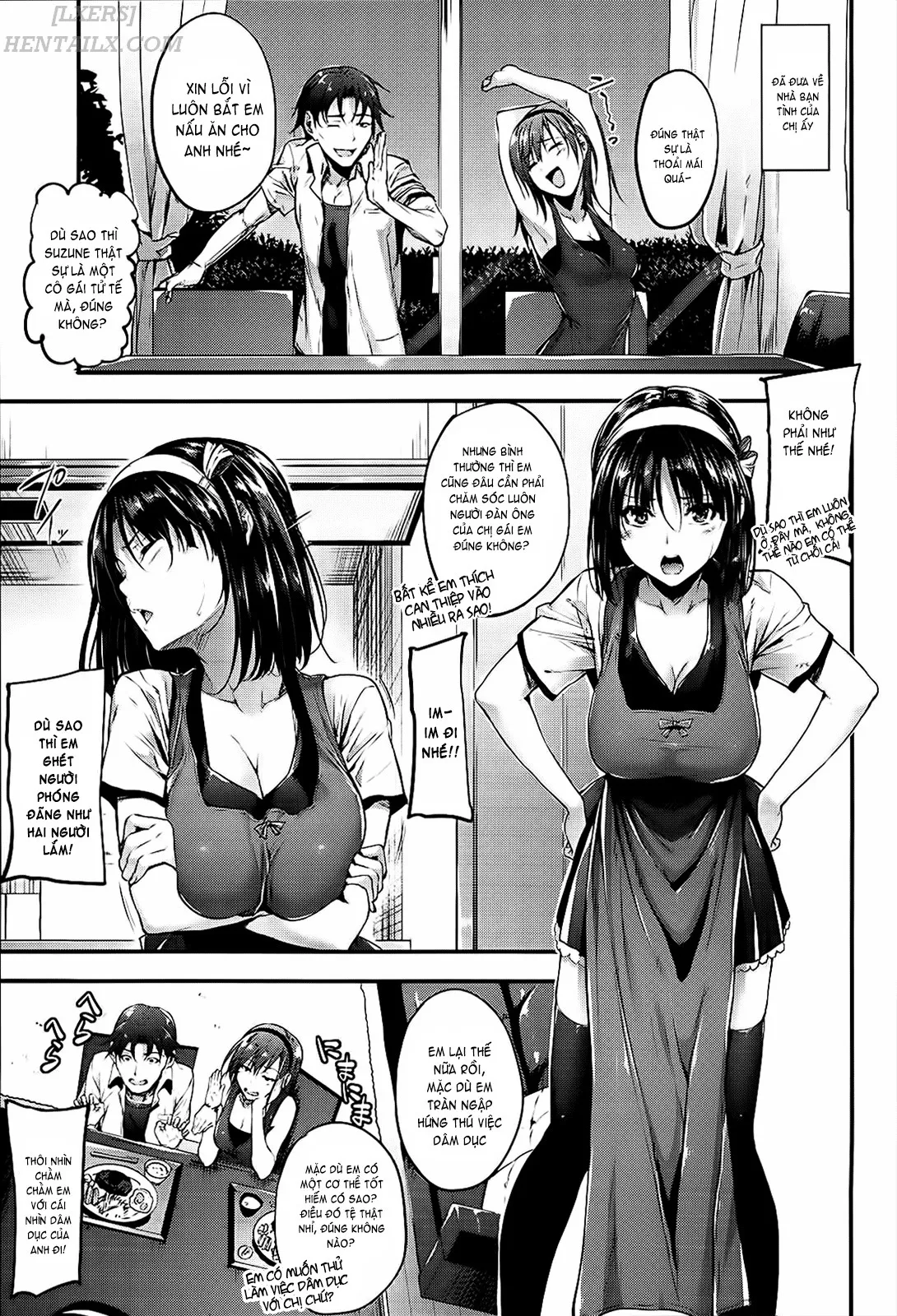 HentaiVN.net - Ảnh 4 - Sunao Ni Narenai! - Chap 3
