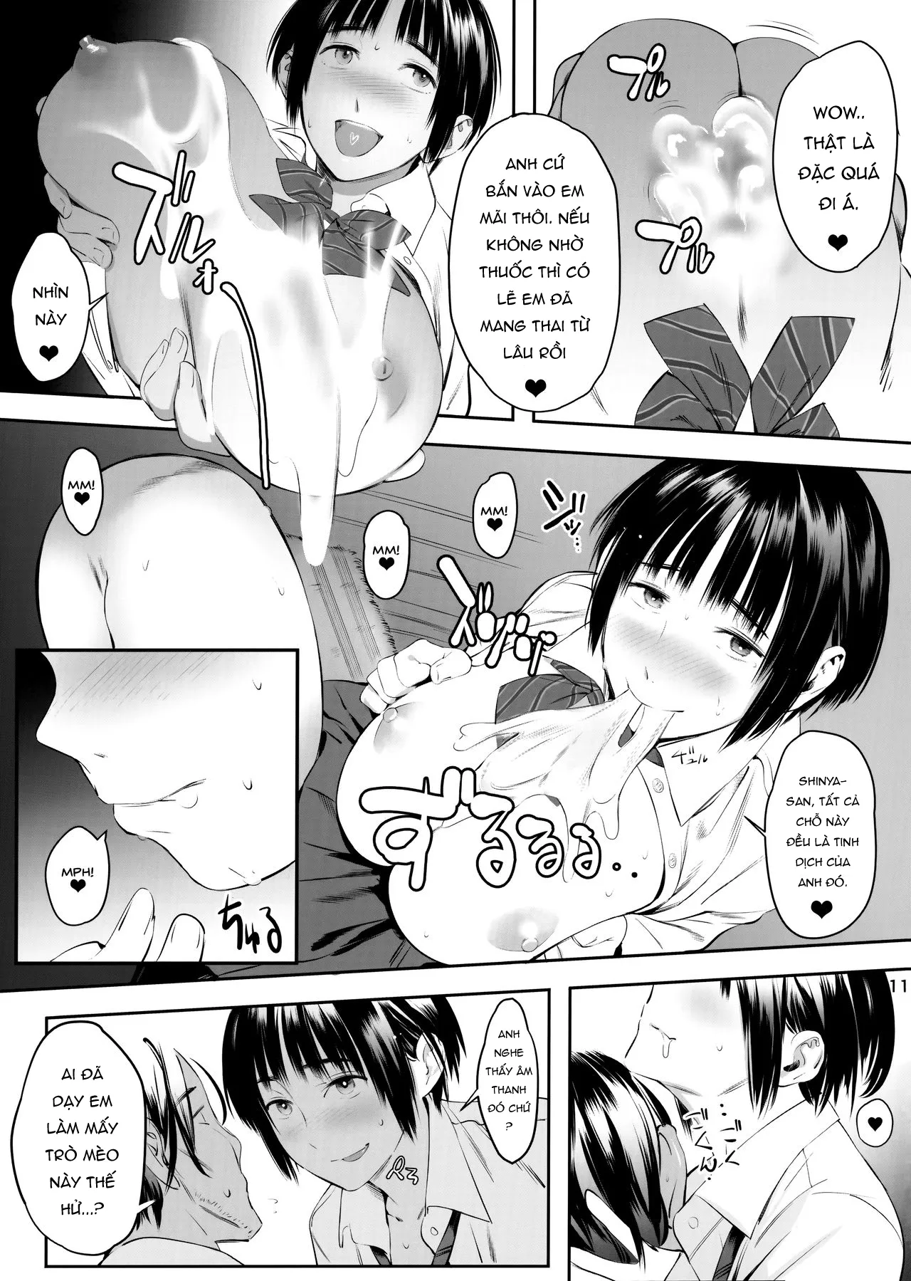 HentaiVN.net - Ảnh 12 - Tiếng Gọi Đồng Tiền [Okozukai Kasegi no Amai Koe | The Seductive Voice Of Money Made On The Side] - Chap 2 - Câu chuyện đằng sau một con phò non