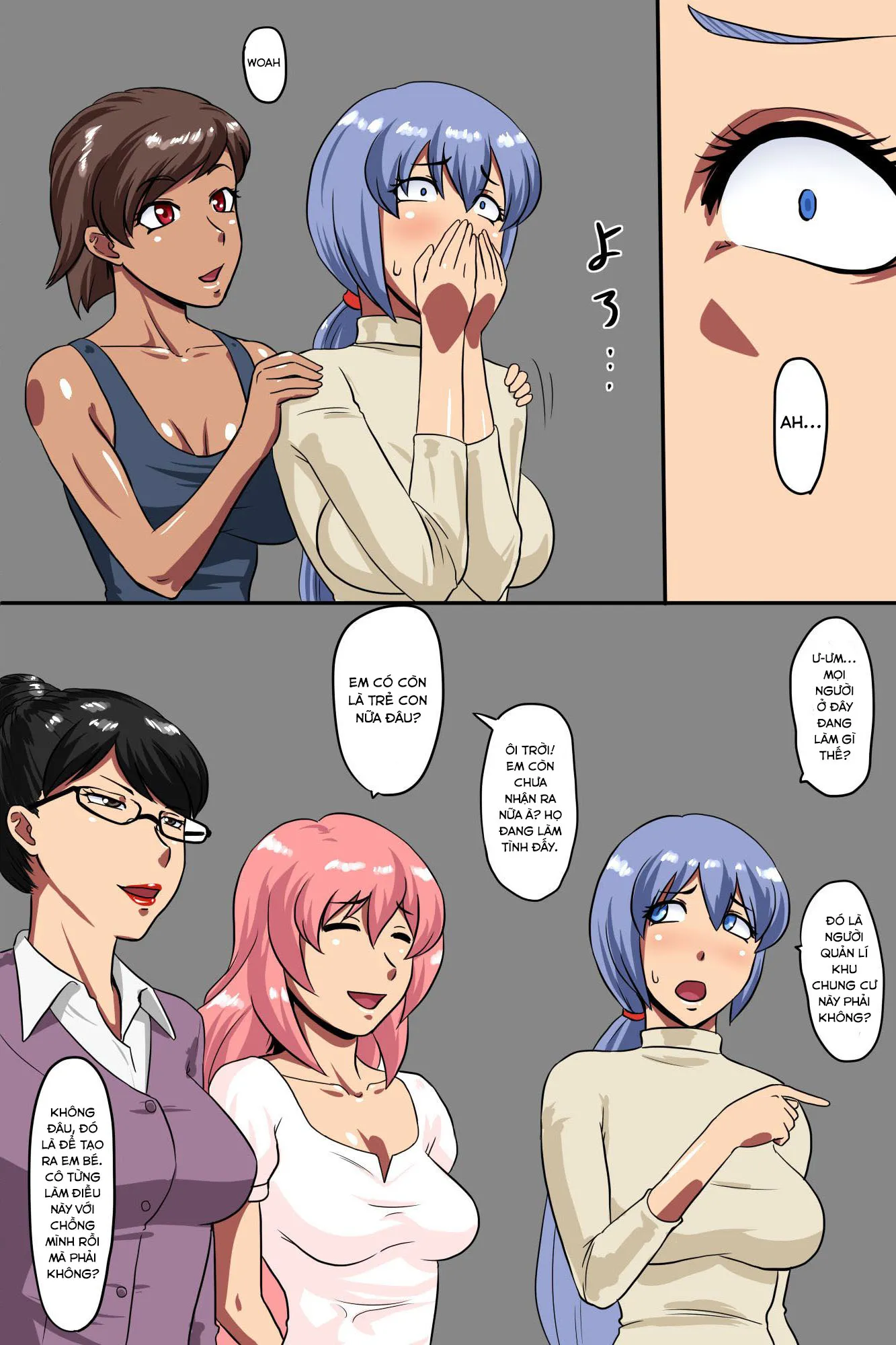 HentaiVN.net - Ảnh 15 - Hitozuma Kanrinin - Danchi ni Iru Hitozuma wa Zenin Ore ga Kanri Suru [Manager's Housewives - All the Women in This Apartment Building Are Mine] - Chap 1