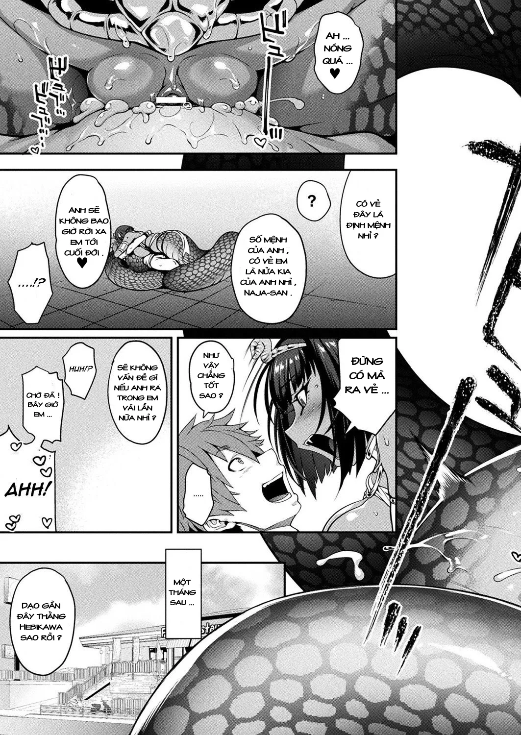 HentaiVN.net - Ảnh 26 - Tình yêu của nàng rắn Naja [Kemonokko Tsuushin-Hebi Musume Naja] - Oneshot
