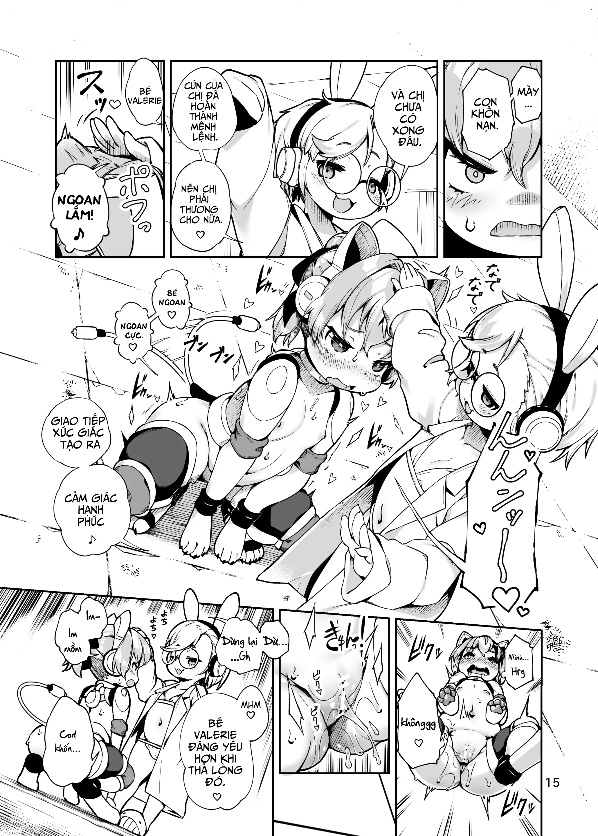 HentaiVN.net - Ảnh 14 - Kế hoạch biến Valerie-chan thành chó cưng [Soujuu No Valerie Inu Pet-Ka Kaizou Keikaku | The Plot To Remodel Twin-Gun Valerie Into A Pet Dog] - Oneshot