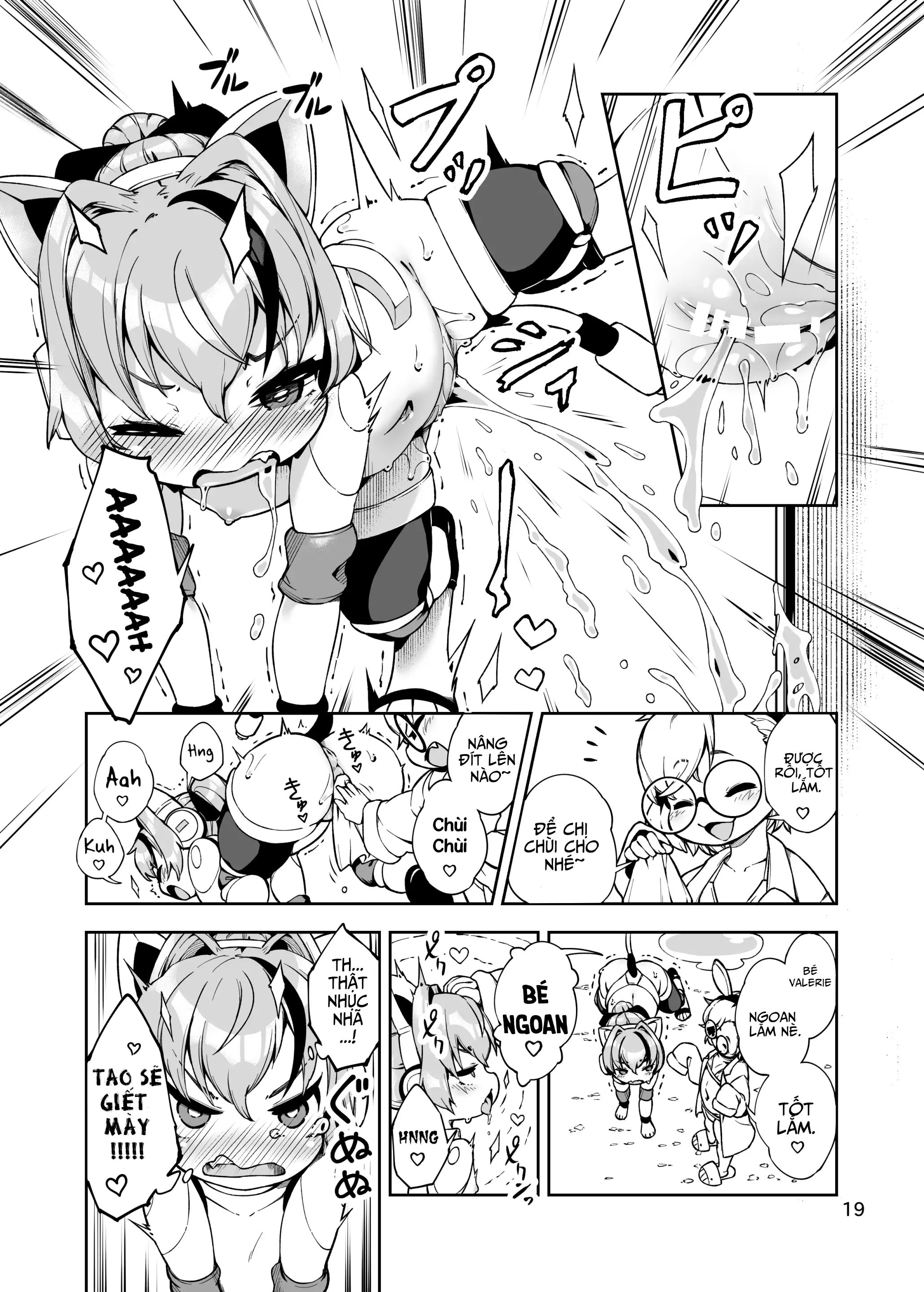 HentaiVN.net - Ảnh 18 - Kế hoạch biến Valerie-chan thành chó cưng [Soujuu No Valerie Inu Pet-Ka Kaizou Keikaku | The Plot To Remodel Twin-Gun Valerie Into A Pet Dog] - Oneshot