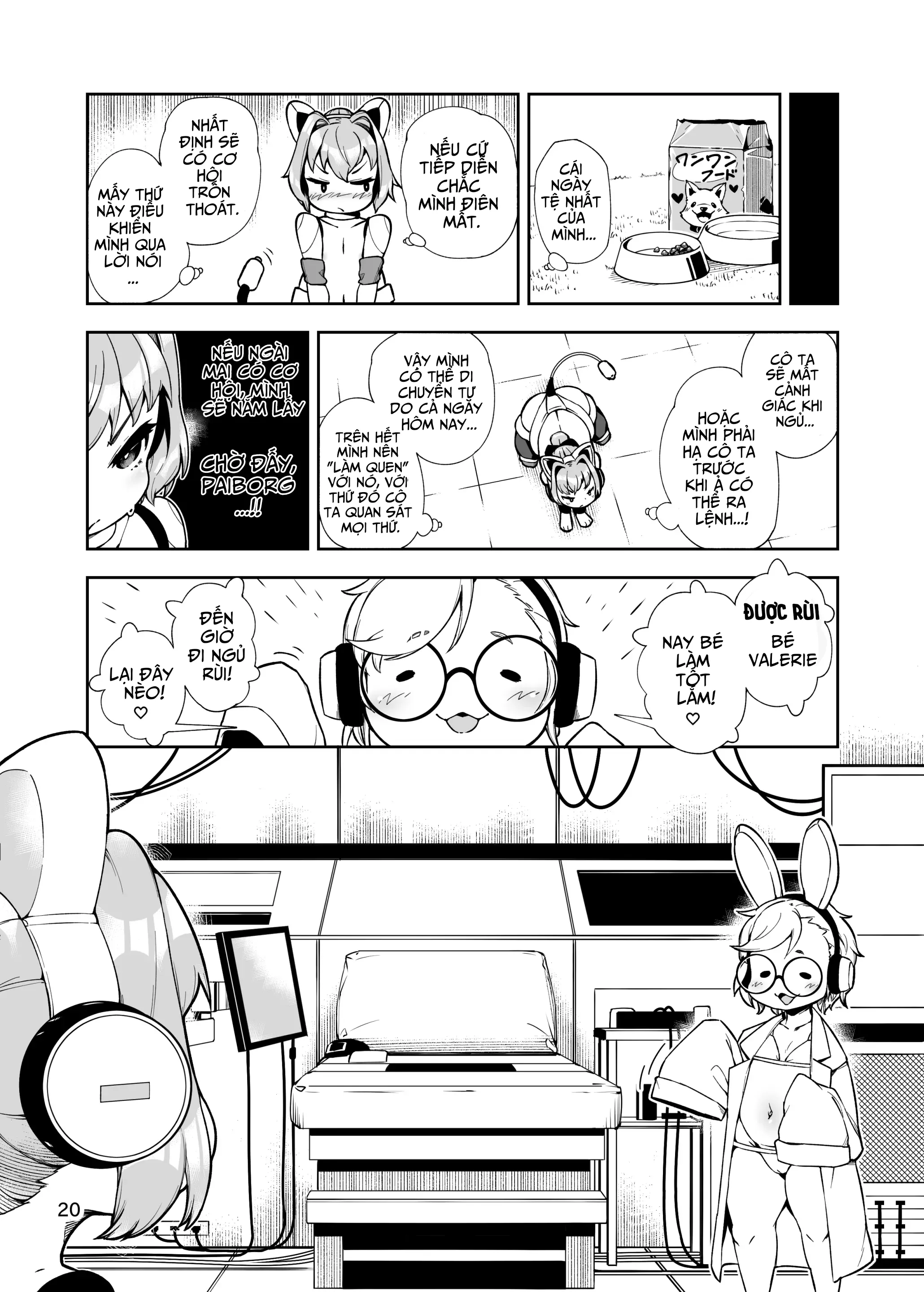 HentaiVN.net - Ảnh 19 - Kế hoạch biến Valerie-chan thành chó cưng [Soujuu No Valerie Inu Pet-Ka Kaizou Keikaku | The Plot To Remodel Twin-Gun Valerie Into A Pet Dog] - Oneshot