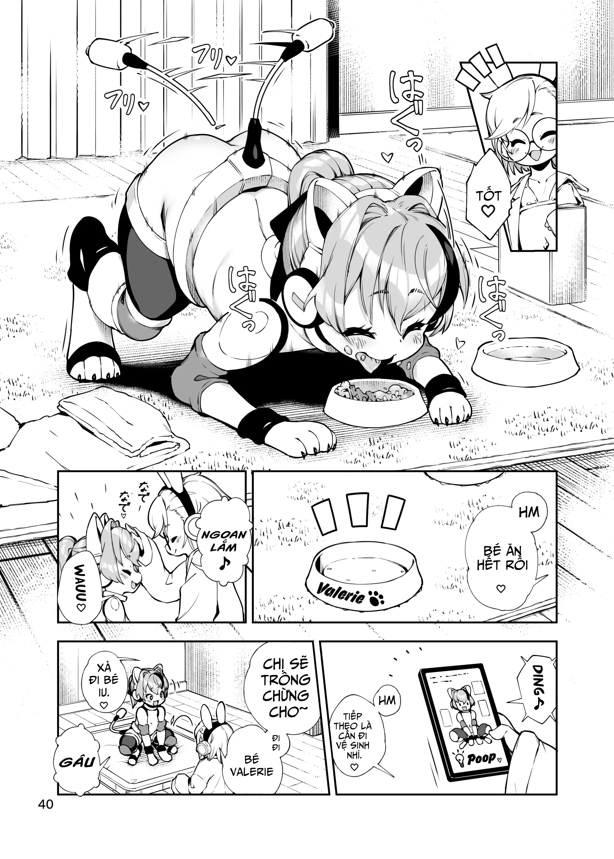 HentaiVN.net - Ảnh 40 - Kế hoạch biến Valerie-chan thành chó cưng [Soujuu No Valerie Inu Pet-Ka Kaizou Keikaku | The Plot To Remodel Twin-Gun Valerie Into A Pet Dog] - Oneshot