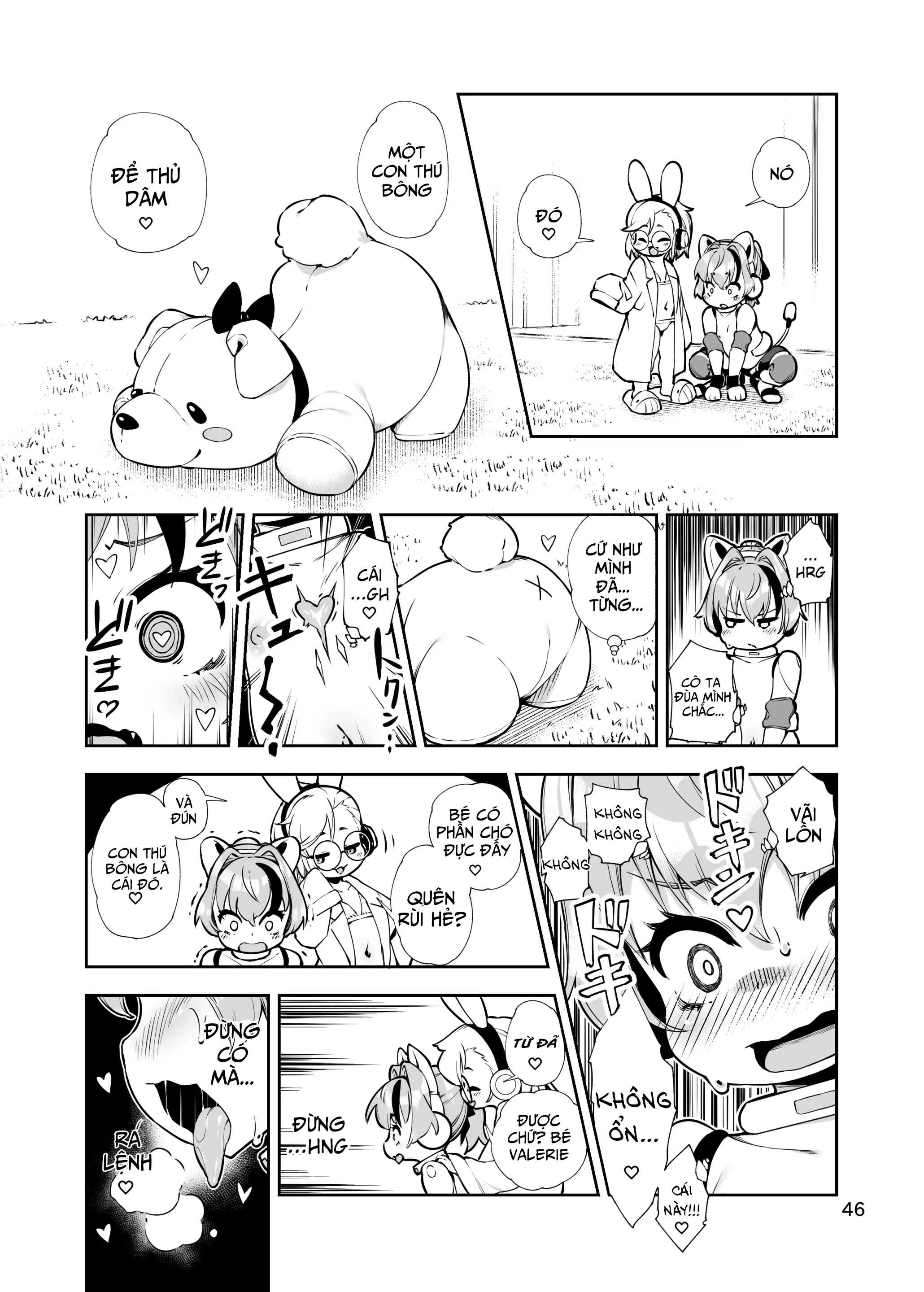 HentaiVN.net - Ảnh 46 - Kế hoạch biến Valerie-chan thành chó cưng [Soujuu No Valerie Inu Pet-Ka Kaizou Keikaku | The Plot To Remodel Twin-Gun Valerie Into A Pet Dog] - Oneshot