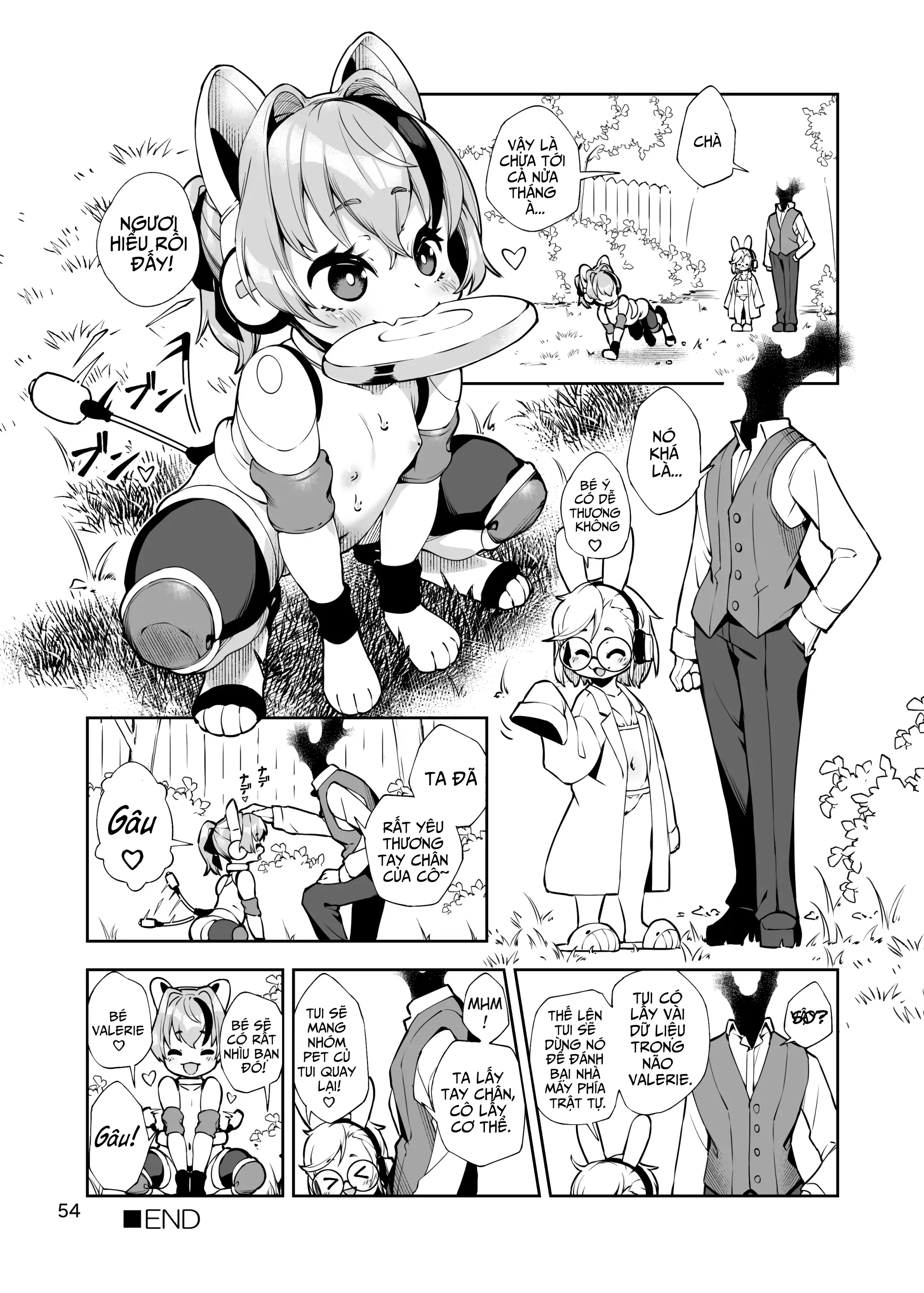 HentaiVN.net - Ảnh 54 - Kế hoạch biến Valerie-chan thành chó cưng [Soujuu No Valerie Inu Pet-Ka Kaizou Keikaku | The Plot To Remodel Twin-Gun Valerie Into A Pet Dog] - Oneshot