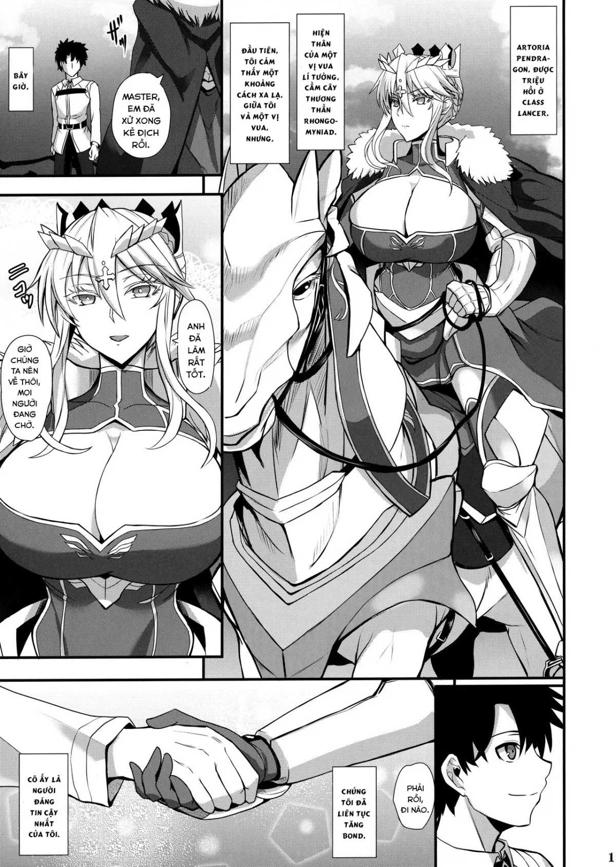 HentaiVN.net - Ảnh 4 - Vua của các hiệp sĩ. [Amakute Ecchi na Kishiou-sama; Sweet & Lewd King of Knights; あまくてえっちな騎士王様; Itoshi no Ecchi na Kishiou-sama; 愛しのえっちな騎士王様] - Chap 2 [Yêu thương và dâm đãng]