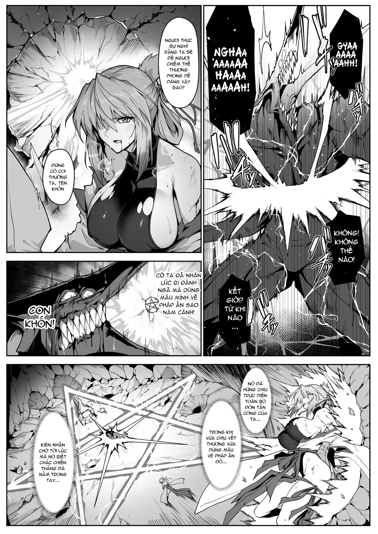 HentaiVN.net - Ảnh 32 - Những Nữ Pháp Sư Trừ Tà: Sa Ngã Vào Địa Ngục Dục Vọng - Oneshot