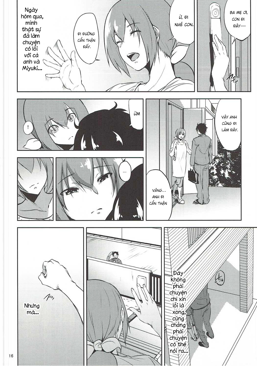 HentaiVN.net - Ảnh 14 - Mẹ Ikuyo bị chính học sinh trong trường NTR - Oneshot
