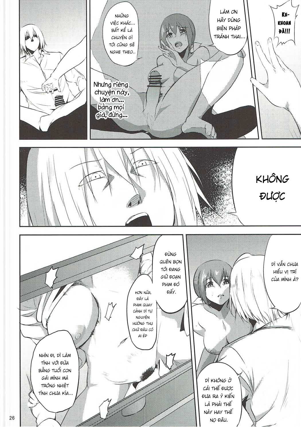 HentaiVN.net - Ảnh 24 - Mẹ Ikuyo bị chính học sinh trong trường NTR - Oneshot