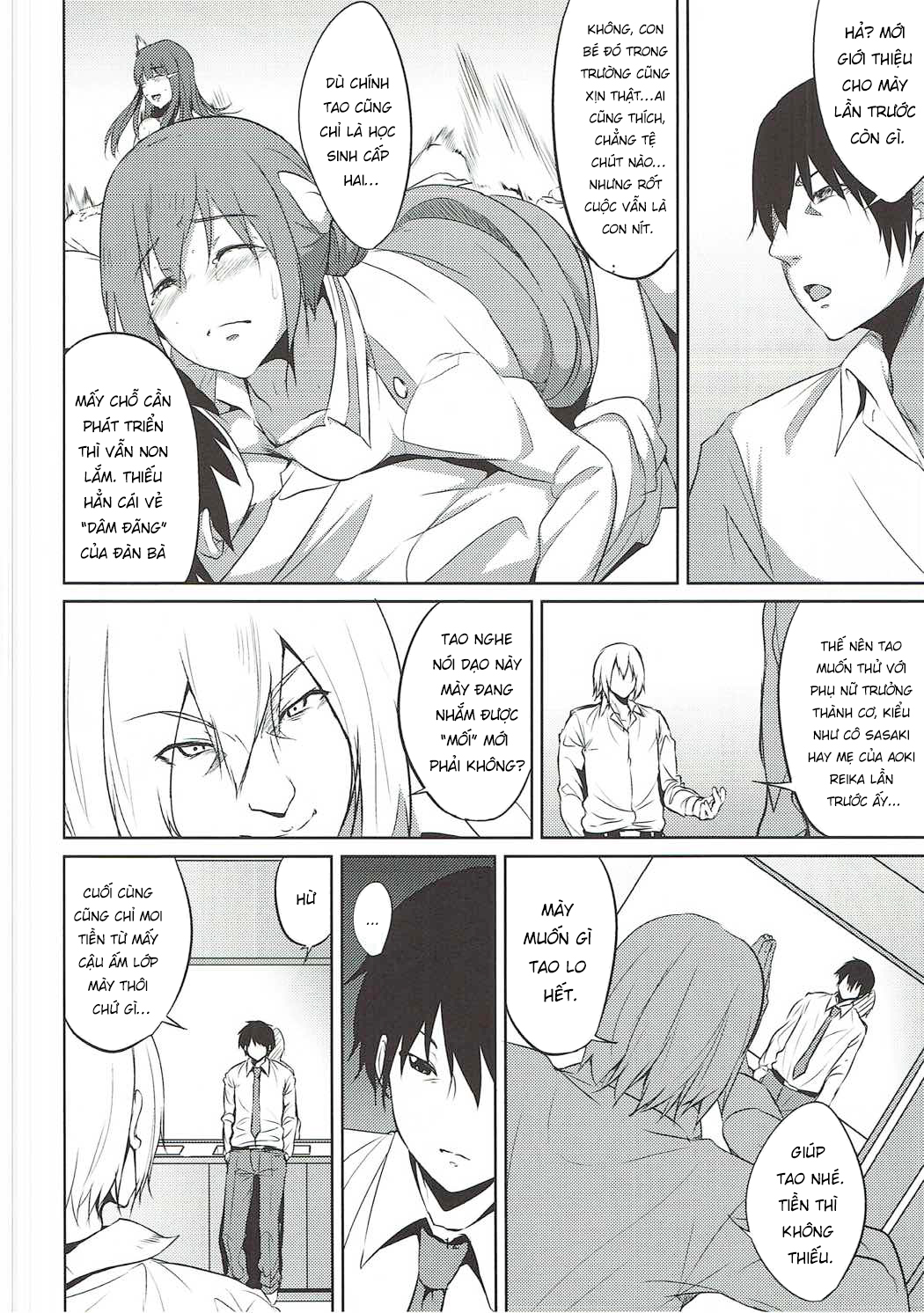 HentaiVN.net - Ảnh 10 - Mẹ Ikuyo bị chính học sinh trong trường NTR - Oneshot