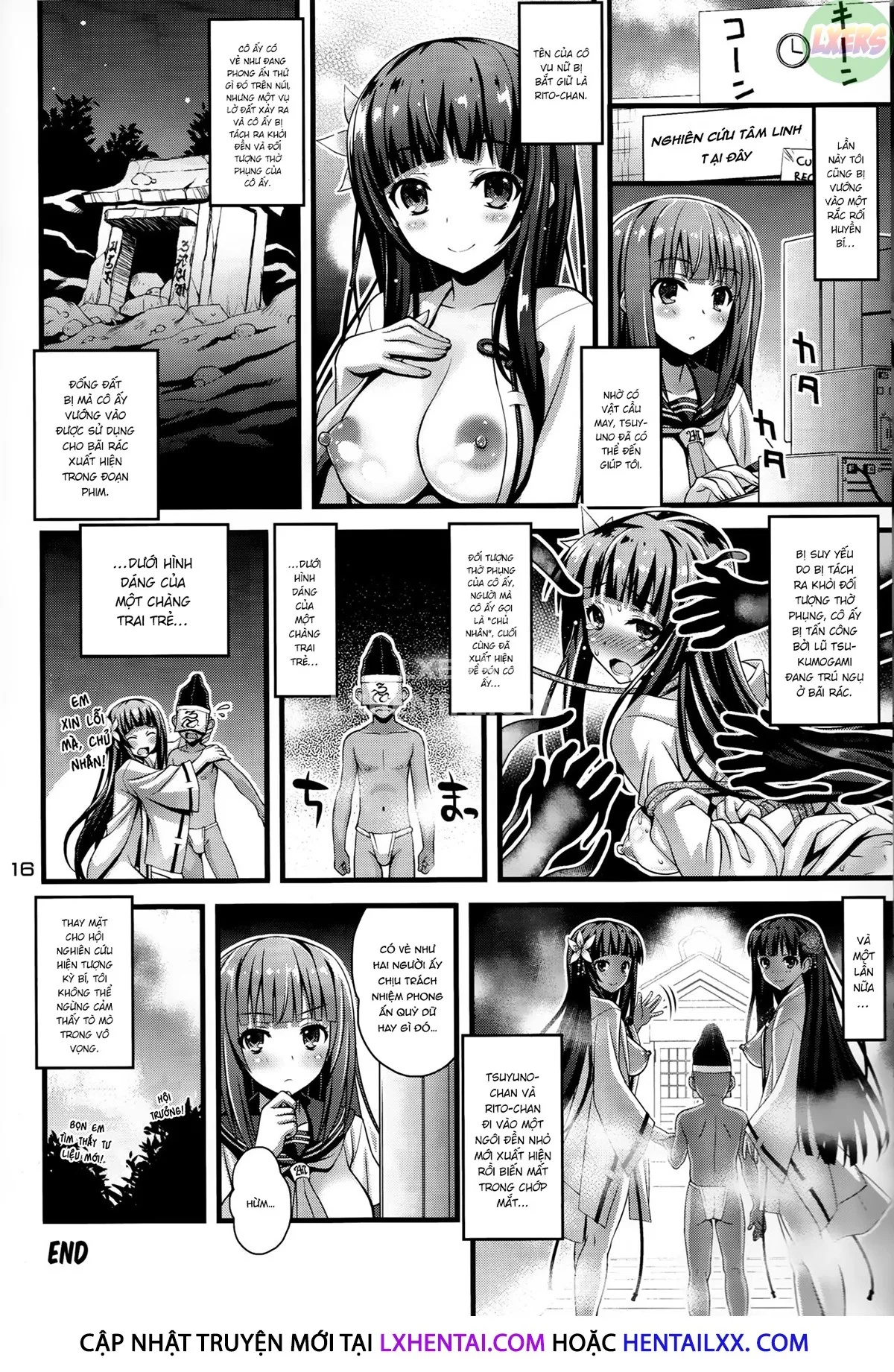 HentaiVN.net - Ảnh 19 - Niku Miko No Utage - Chap 4 ~Houkou No Bakubou~