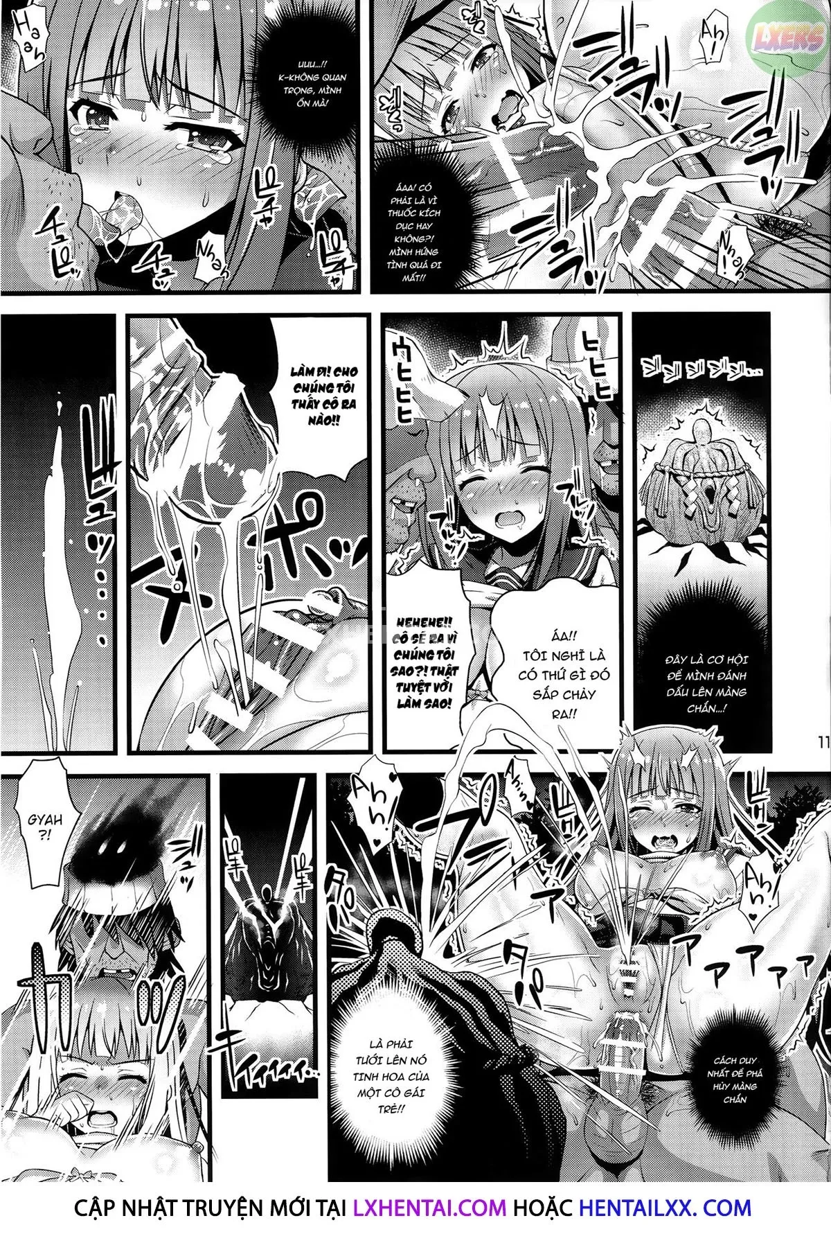 HentaiVN.net - Ảnh 14 - Niku Miko No Utage - Chap 5 ~Wazawai Ochi No Yokoshima Nie~