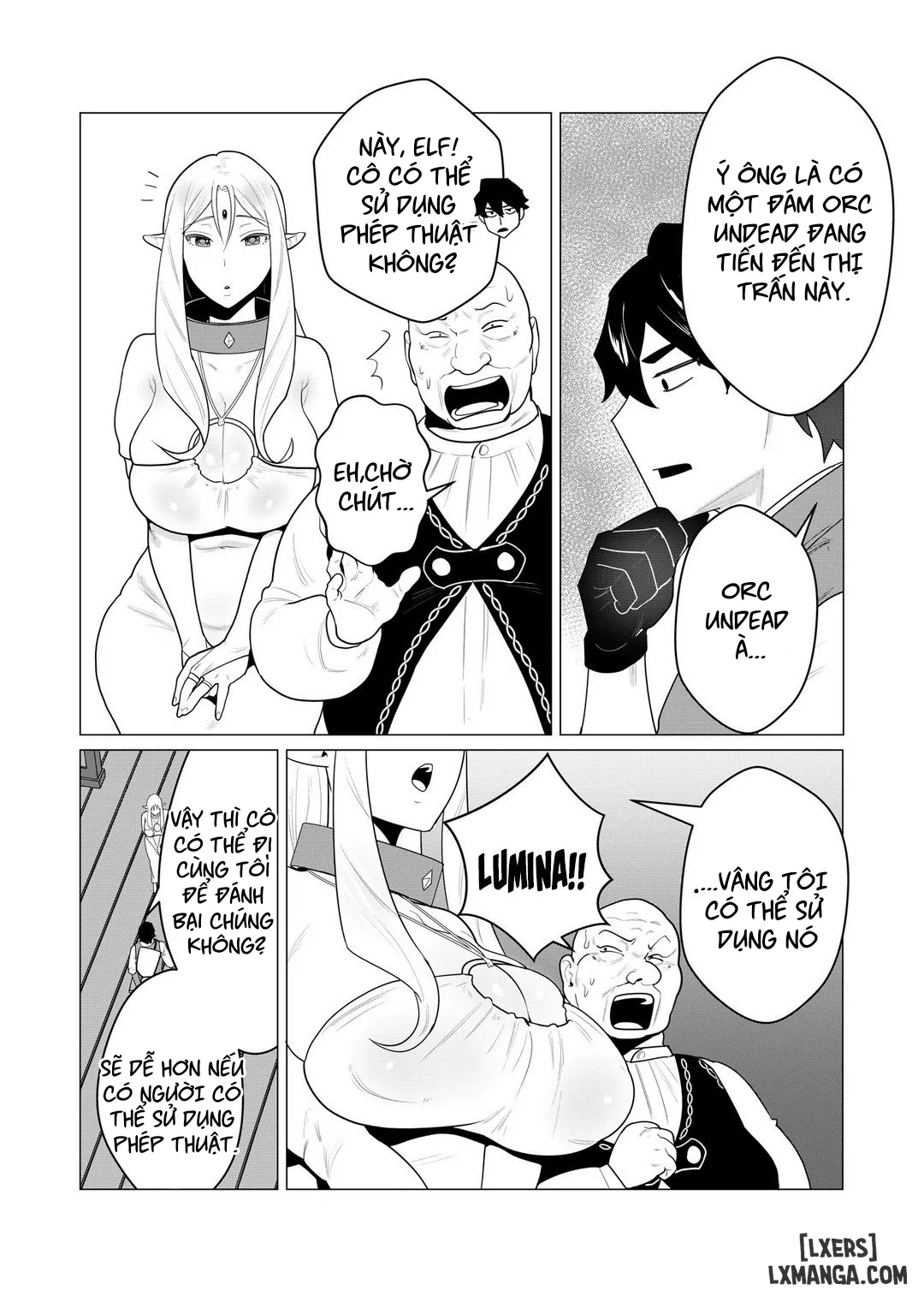 HentaiVN.net - Ảnh 12 - The Hero Wants A Married Woman As A Reward - Chap 1 : Dũng sĩ x Elf
