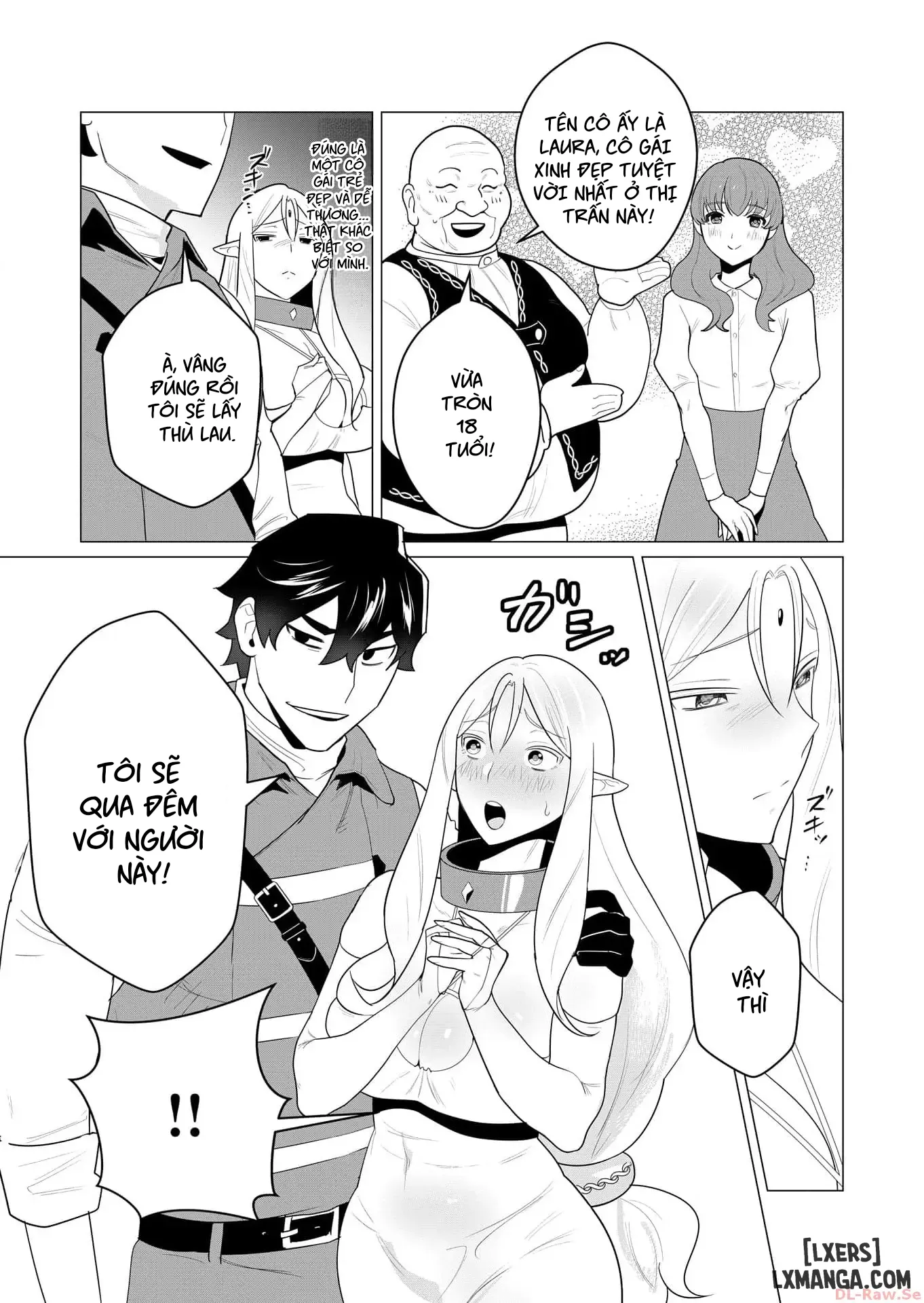 HentaiVN.net - Ảnh 32 - The Hero Wants A Married Woman As A Reward - Chap 1 : Dũng sĩ x Elf