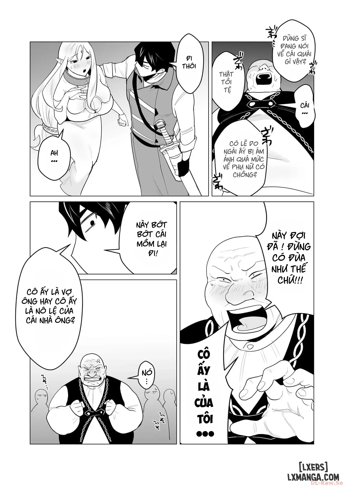 HentaiVN.net - Ảnh 35 - The Hero Wants A Married Woman As A Reward - Chap 1 : Dũng sĩ x Elf
