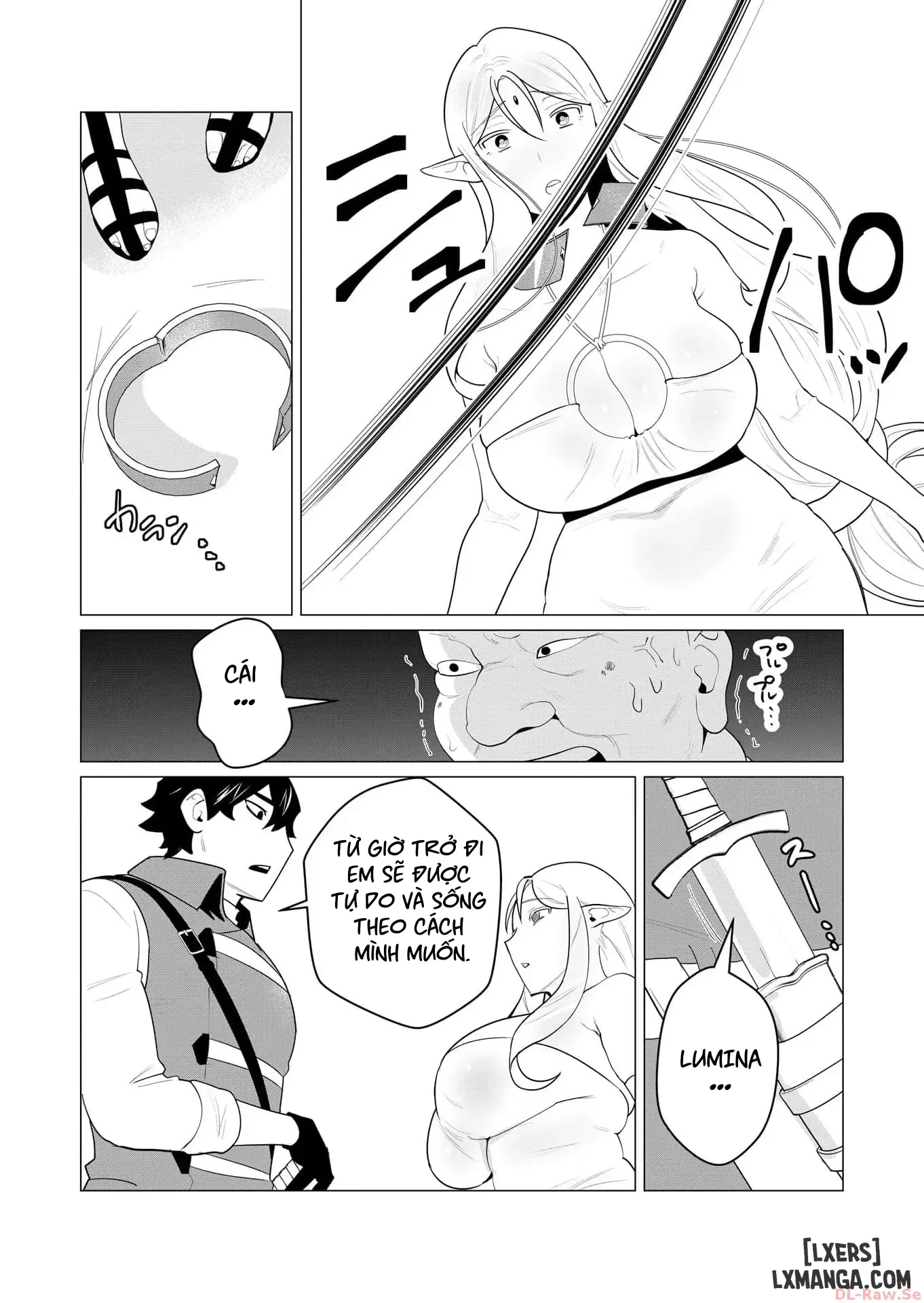HentaiVN.net - Ảnh 40 - The Hero Wants A Married Woman As A Reward - Chap 1 : Dũng sĩ x Elf
