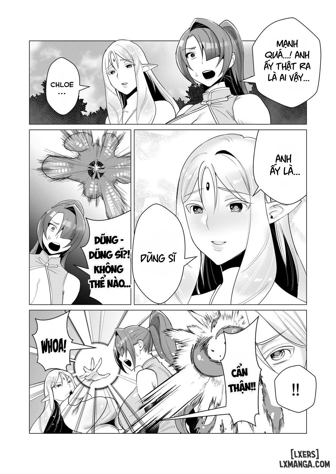 HentaiVN.net - Ảnh 25 - The Hero Wants A Married Woman As A Reward - Chap 2 : Dũng Sĩ x Võ Sư