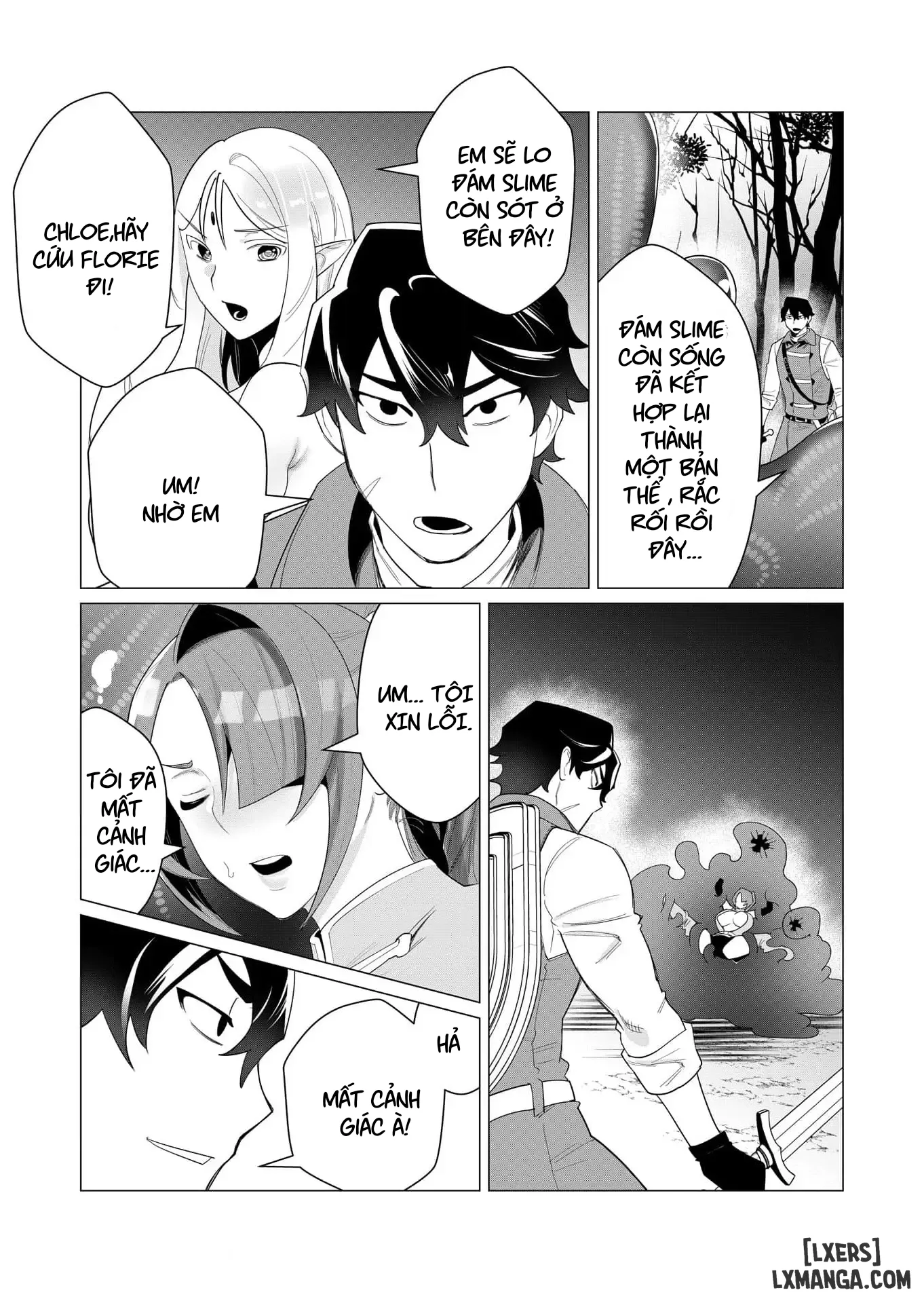 HentaiVN.net - Ảnh 32 - The Hero Wants A Married Woman As A Reward - Chap 2 : Dũng Sĩ x Võ Sư