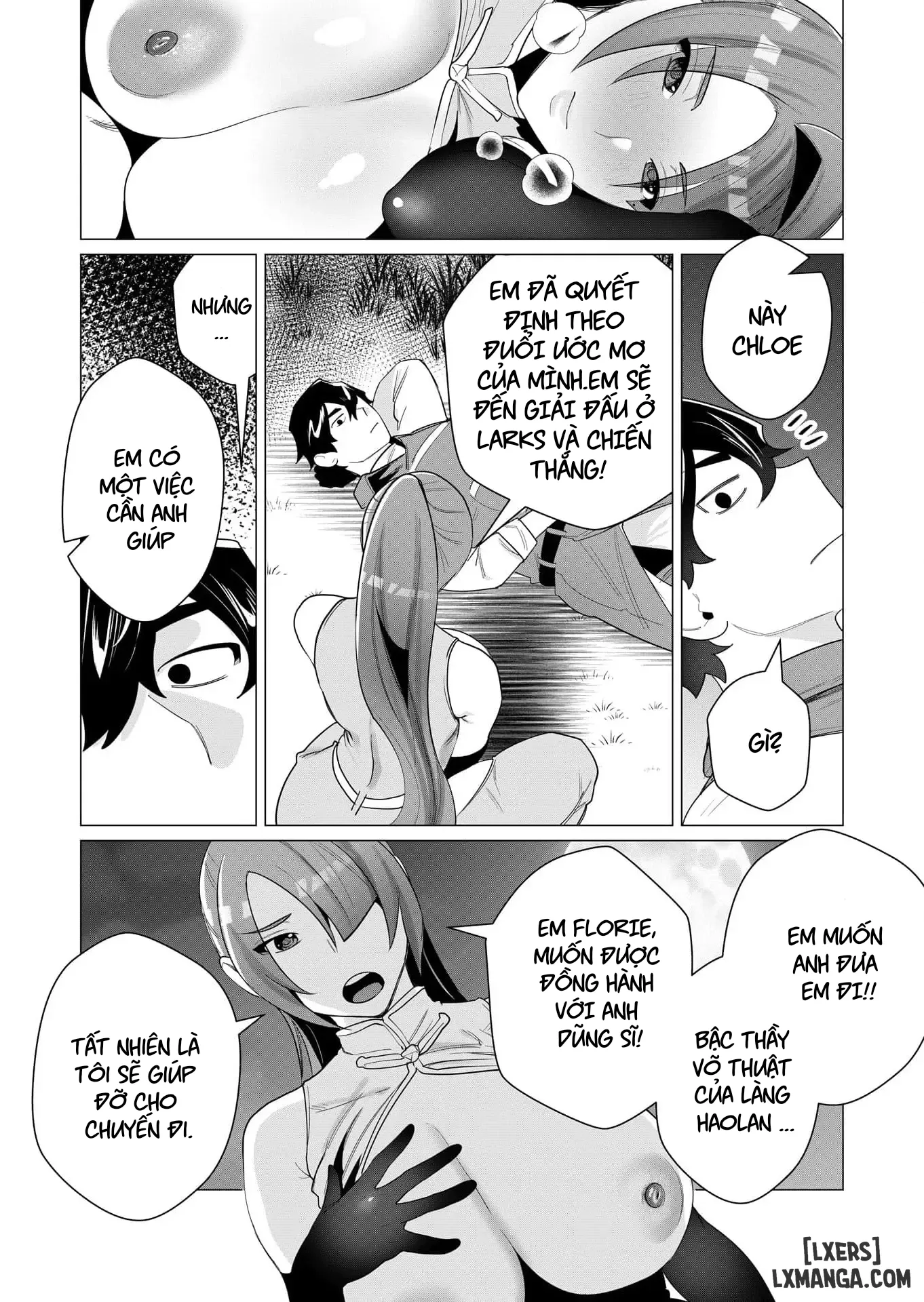 HentaiVN.net - Ảnh 44 - The Hero Wants A Married Woman As A Reward - Chap 2 : Dũng Sĩ x Võ Sư